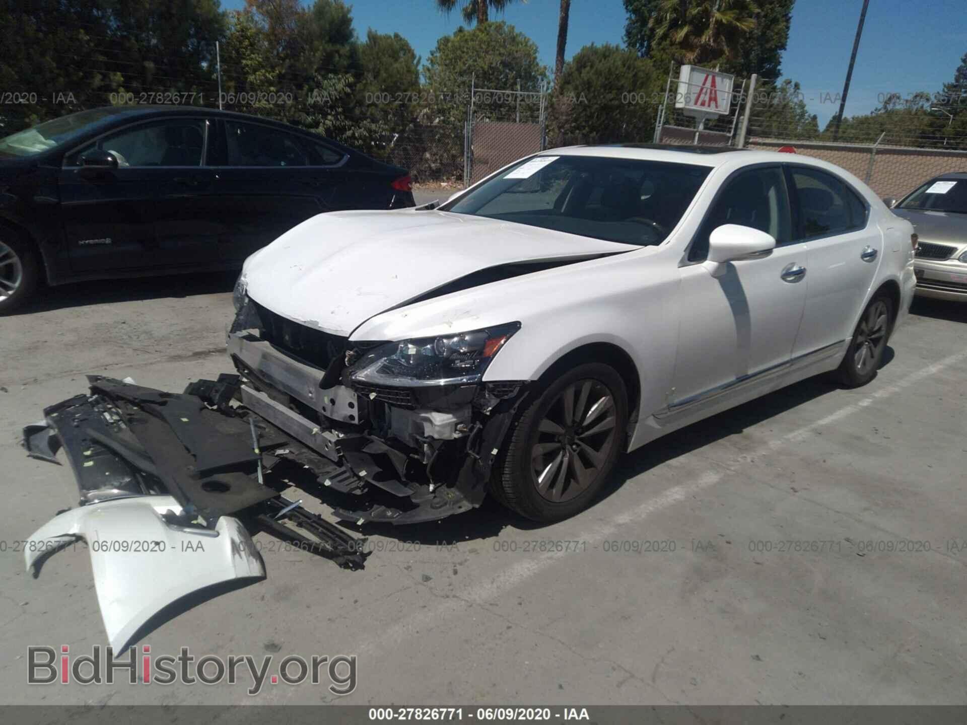 2013 LEXUS LS - VIN: JTHBL5EF7D5121805 - Фото 2