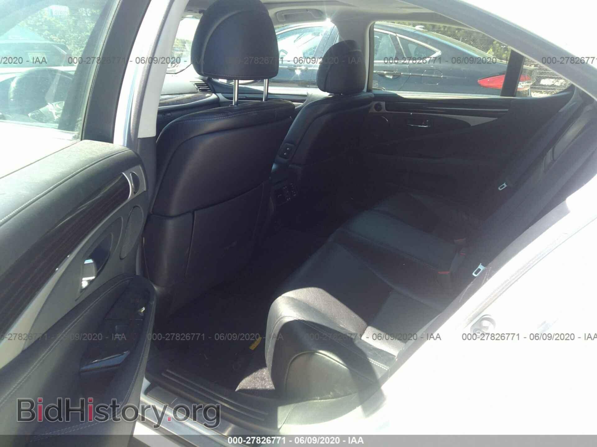 2013 LEXUS LS - VIN: JTHBL5EF7D5121805 - Фото 8