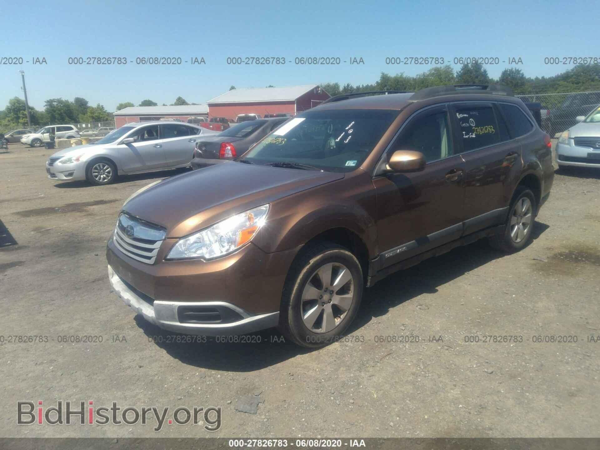 2011 SUBARU OUTBACK - VIN: 4S4BRBCC6B3435165 - Фото 2