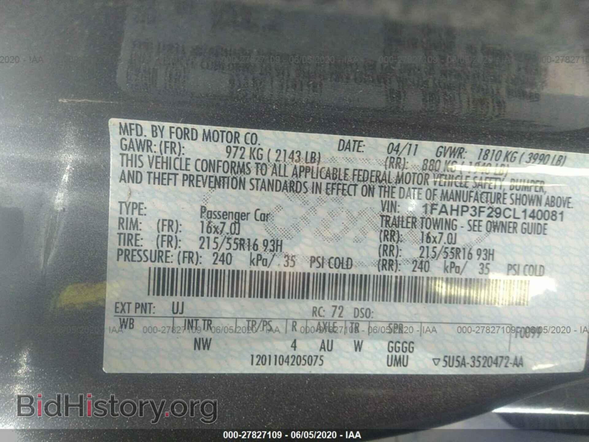 2012 FORD FOCUS - VIN: 1FAHP3F29CL140081 - Photo 9