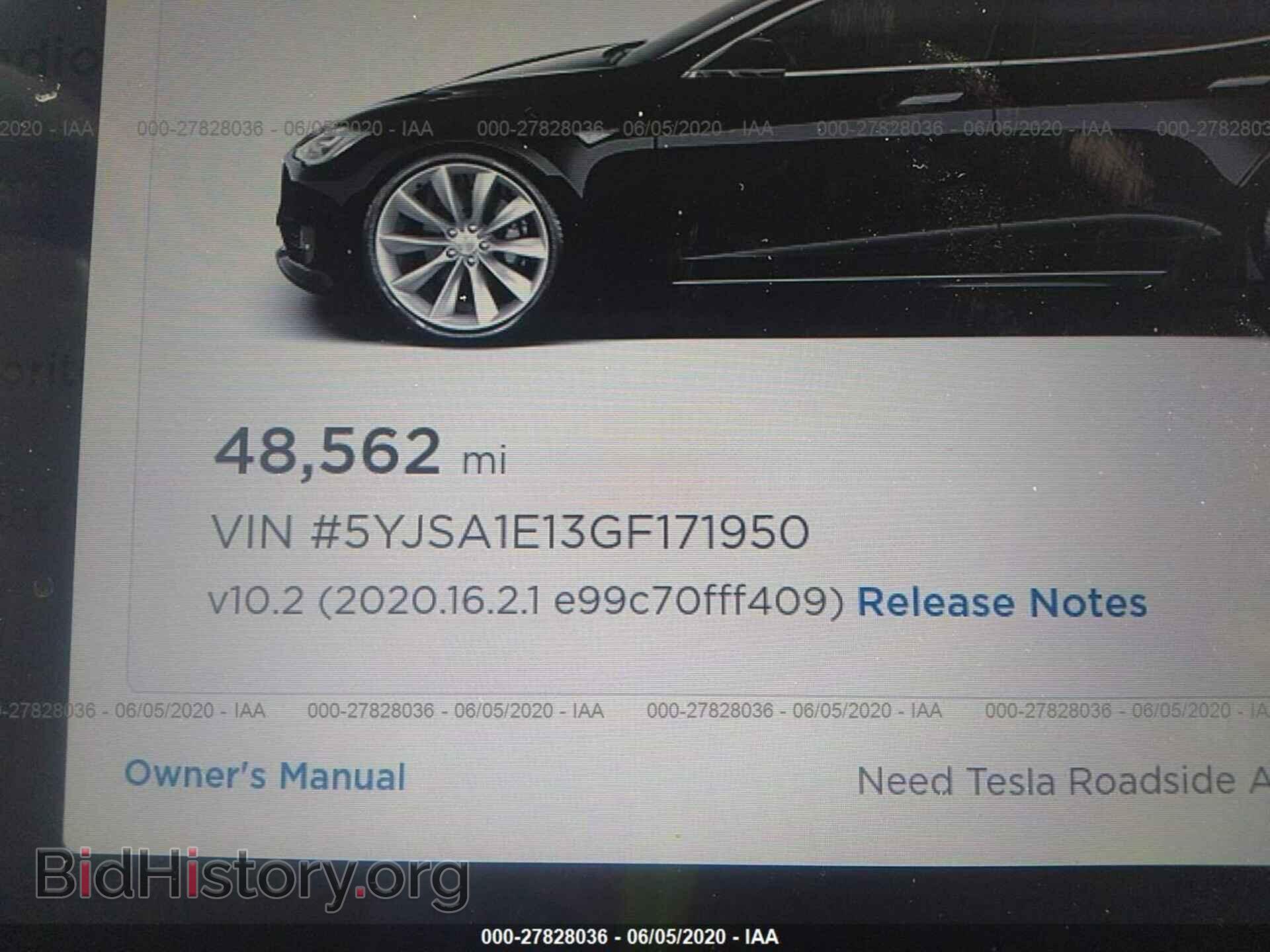 2016 TESLA MODEL S - VIN: 5YJSA1E13GF171950 - Photo 7