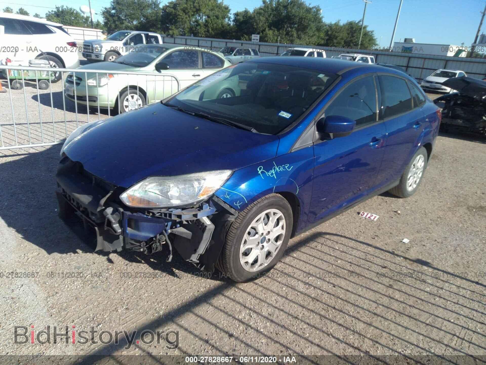 2012 FORD FOCUS - VIN: 1FAHP3F28CL312262 - Фото 2