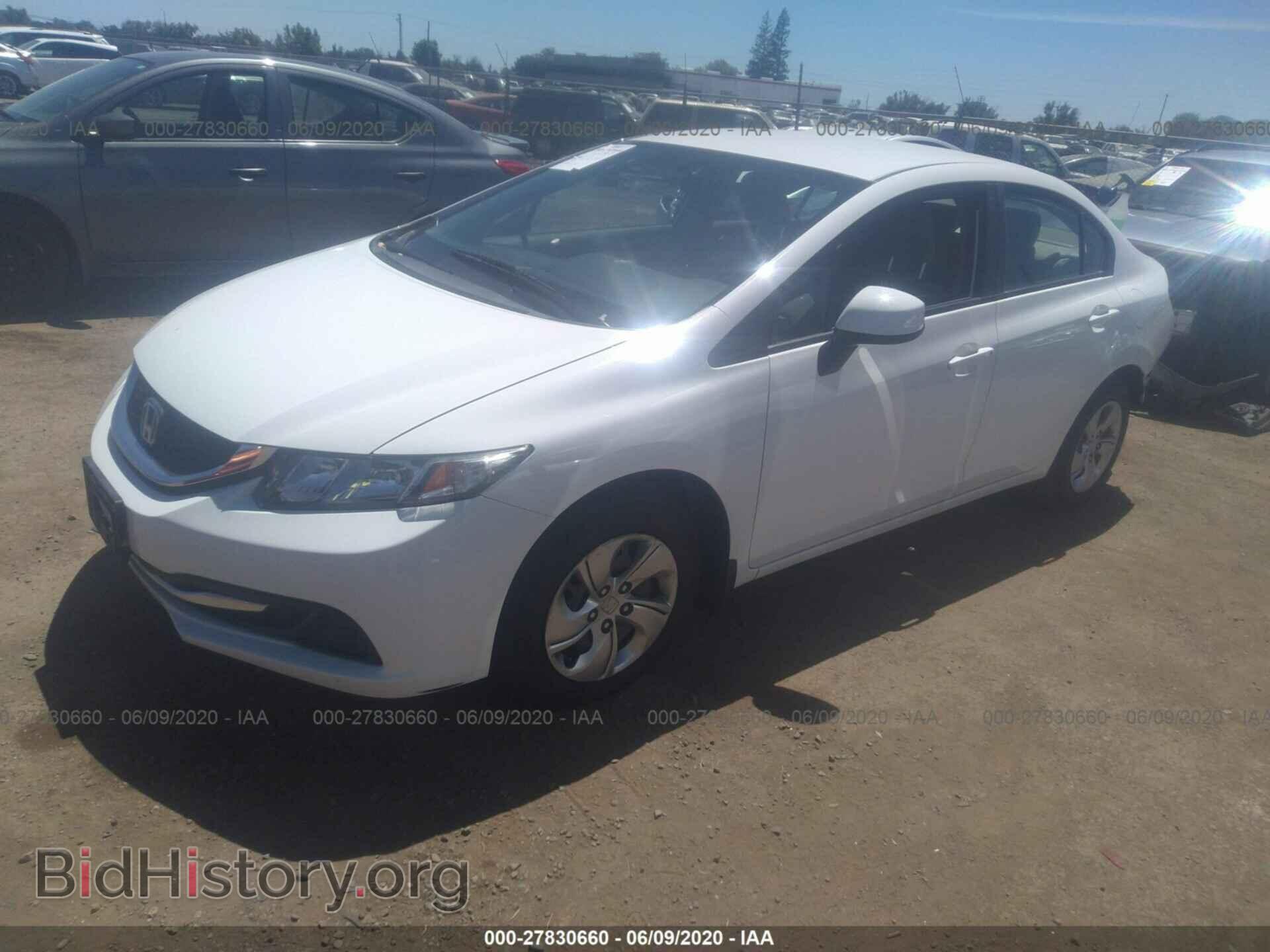 2013 HONDA CIVIC - VIN: 2HGFB2F59DH515844 - Фото 2