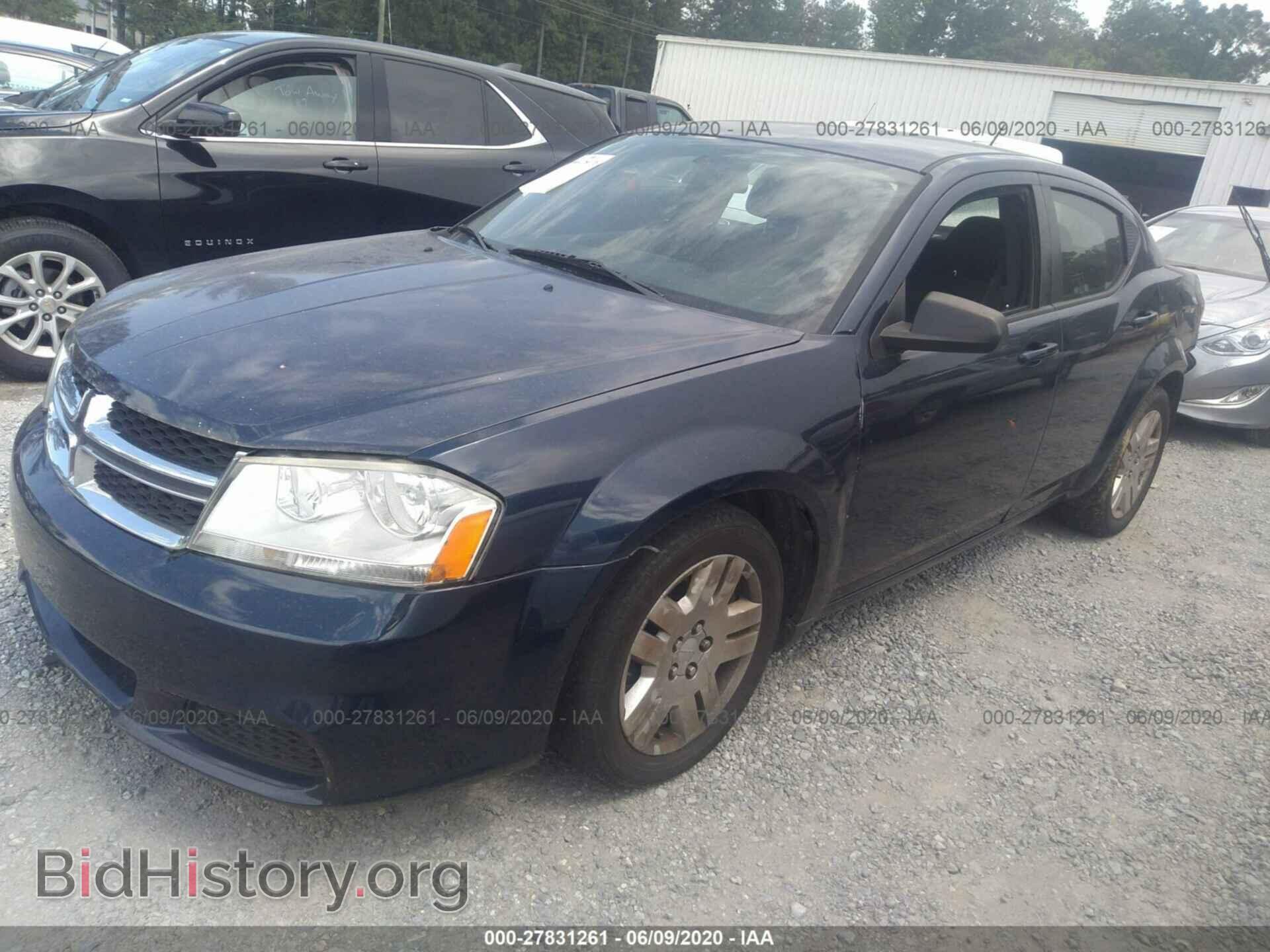 2014 DODGE AVENGER - VIN: 1C3CDZAB6EN219789 - Фото 2