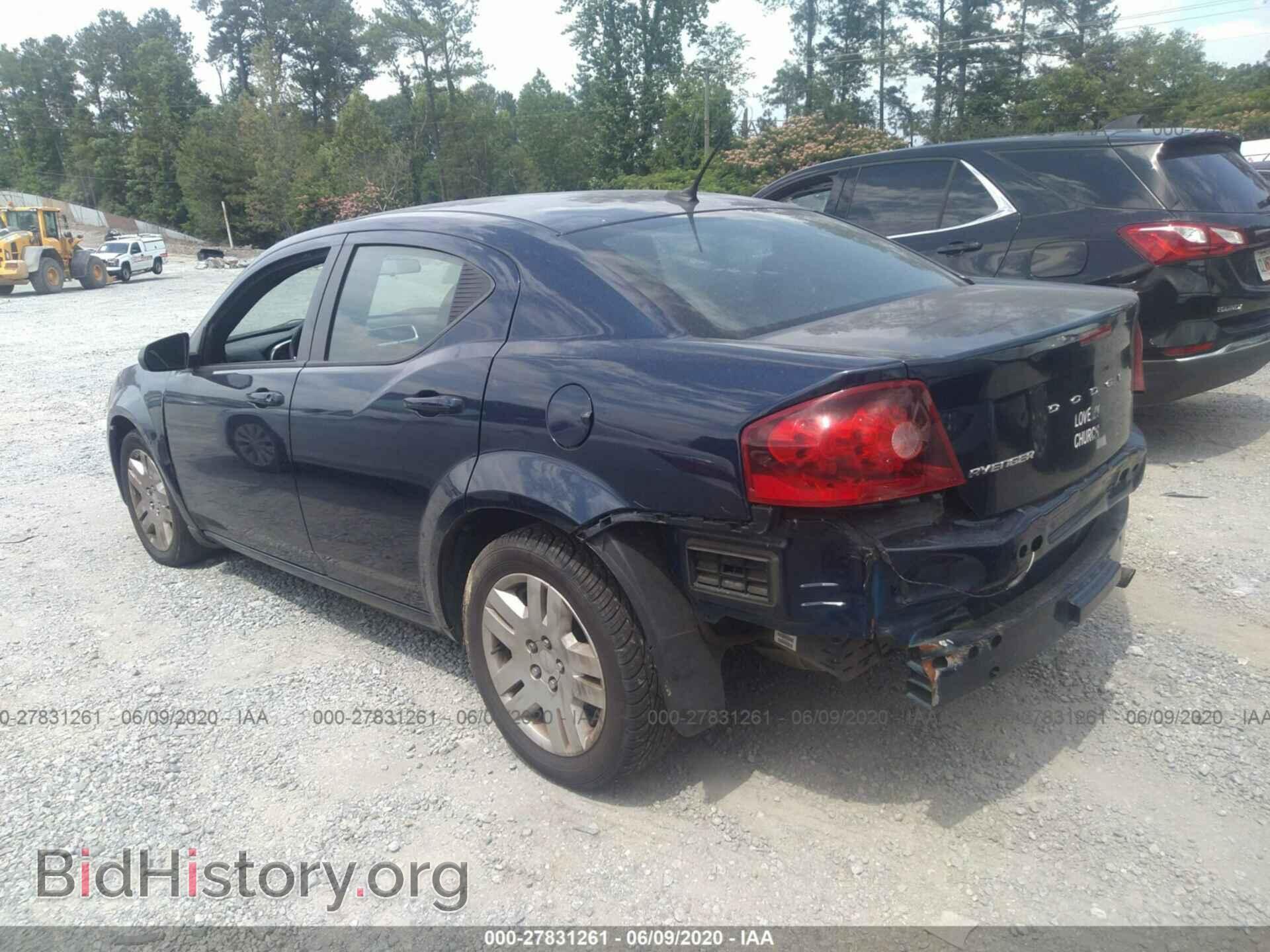2014 DODGE AVENGER - VIN: 1C3CDZAB6EN219789 - Фото 3