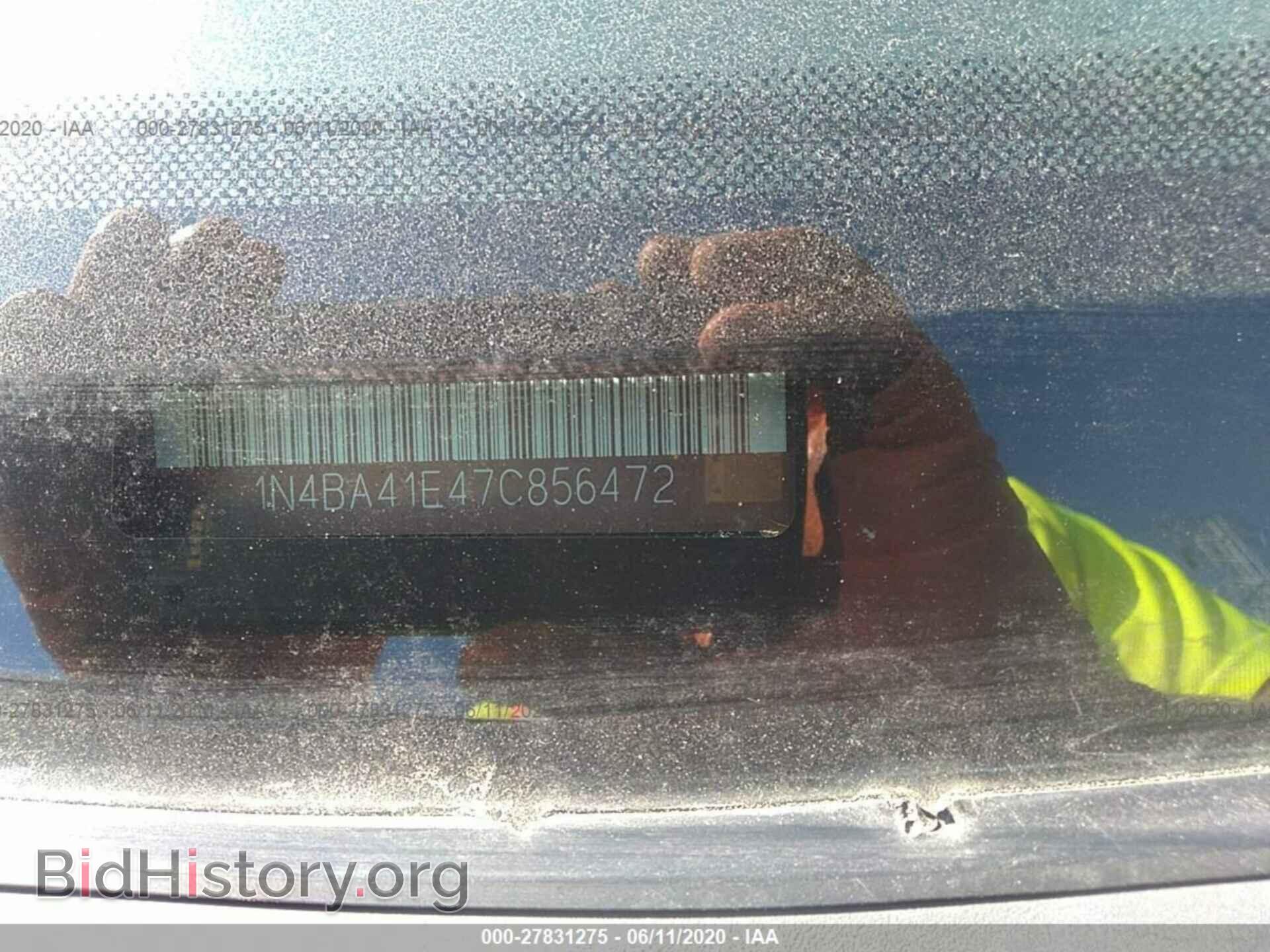 2007 NISSAN MAXIMA - VIN: 1N4BA41E47C856472 - Фото 9