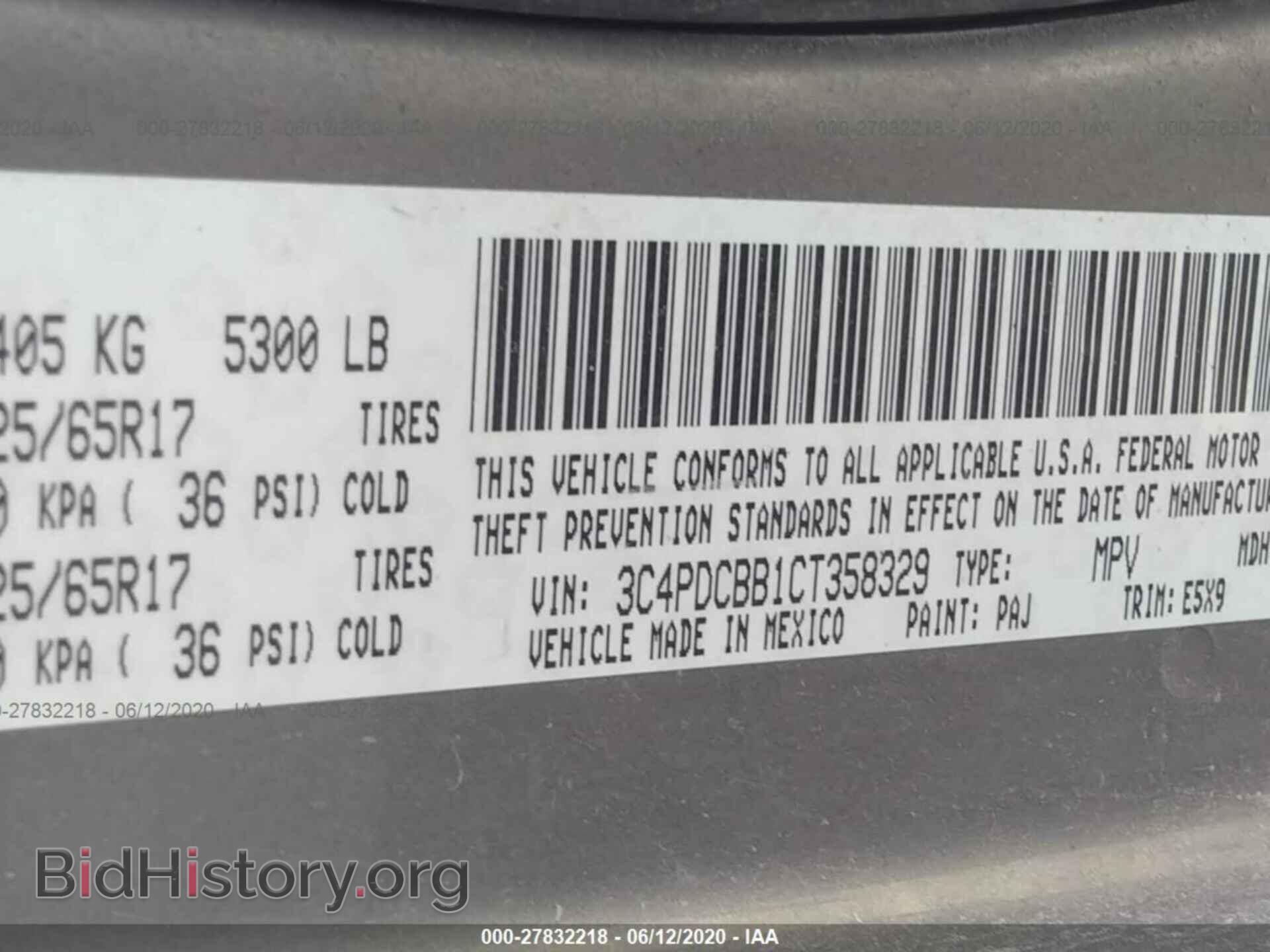 2012 DODGE JOURNEY - VIN: 3C4PDCBB1CT358329 - Photo 9