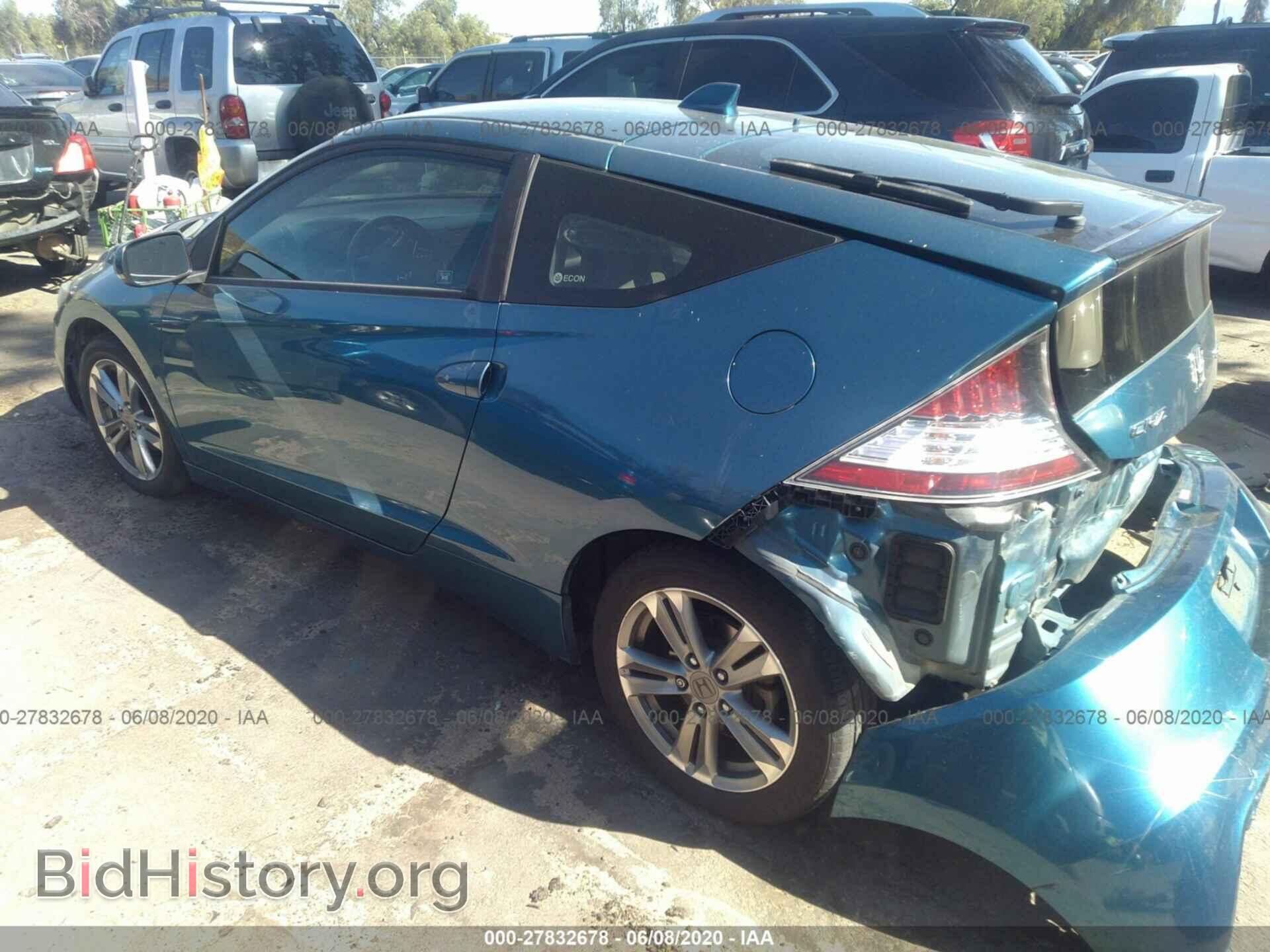 2013 HONDA CR-Z - VIN: JHMZF1D60DS001829 - Фото 3