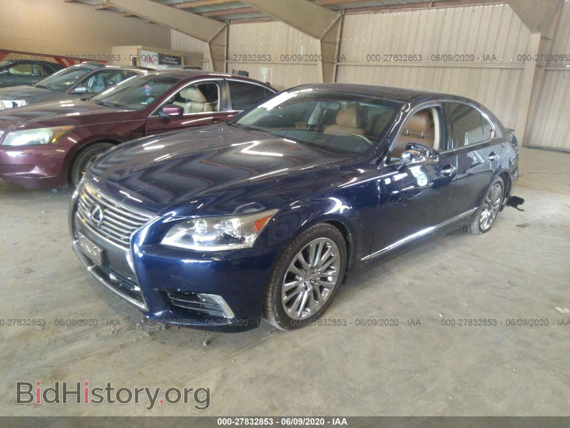 2013 LEXUS LS - VIN: JTHCL5EF7D5016556 - Фото 2