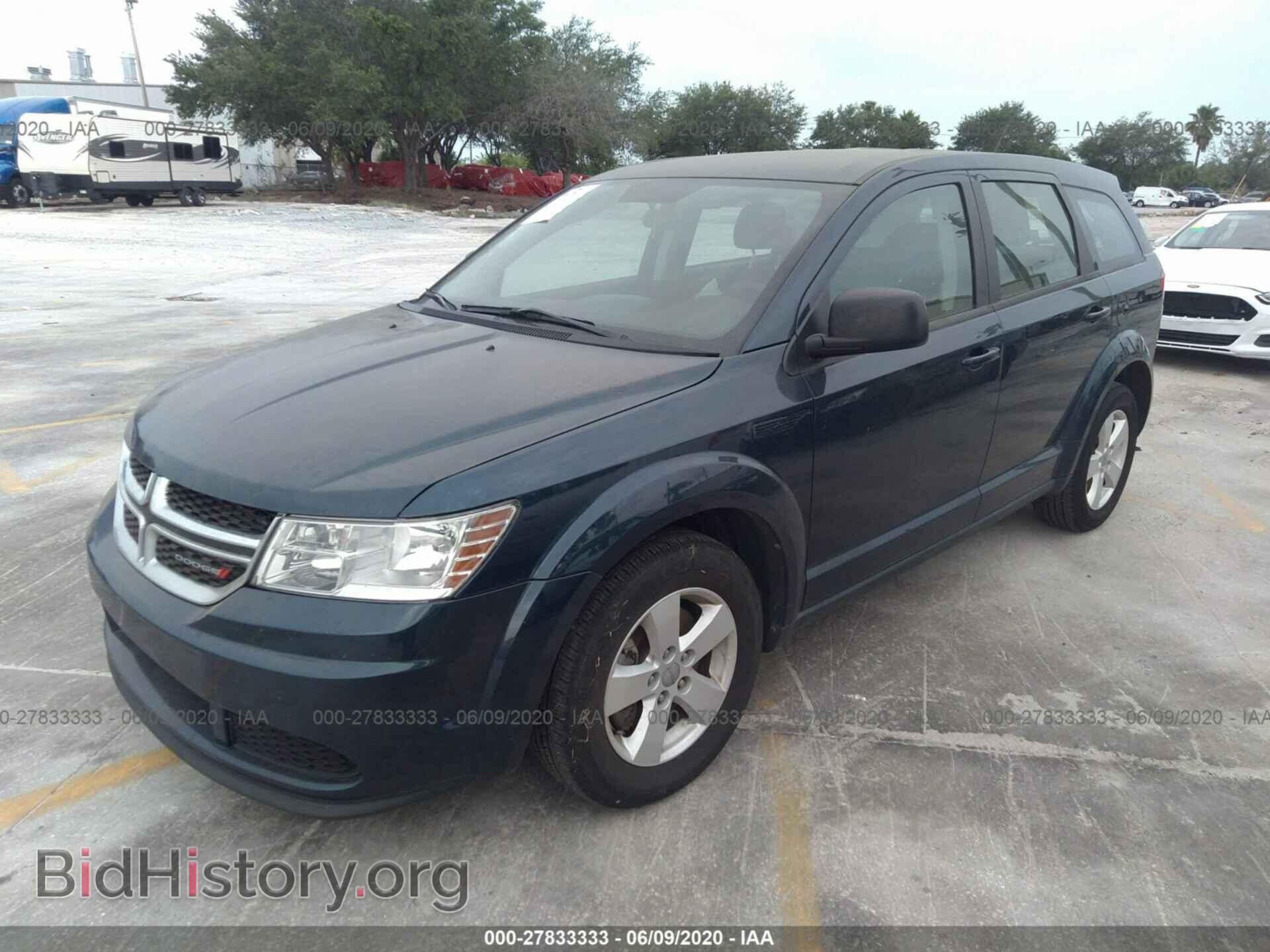 2013 DODGE JOURNEY - VIN: 3C4PDCAB5DT645904 - Фото 2