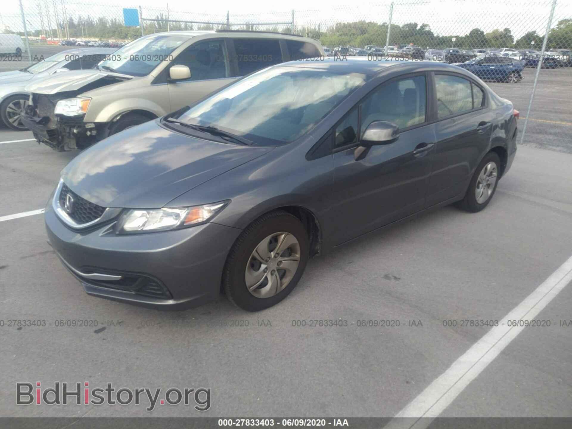 2013 HONDA CIVIC - VIN: 19XFB2F55DE094568 - Фото 2