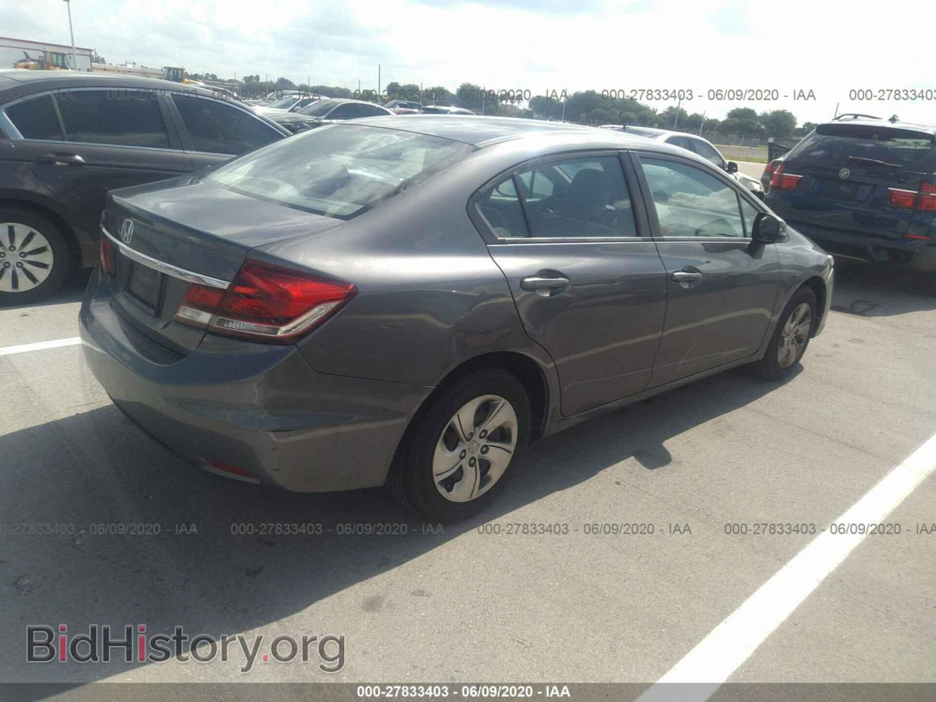 2013 HONDA CIVIC - VIN: 19XFB2F55DE094568 - Фото 4