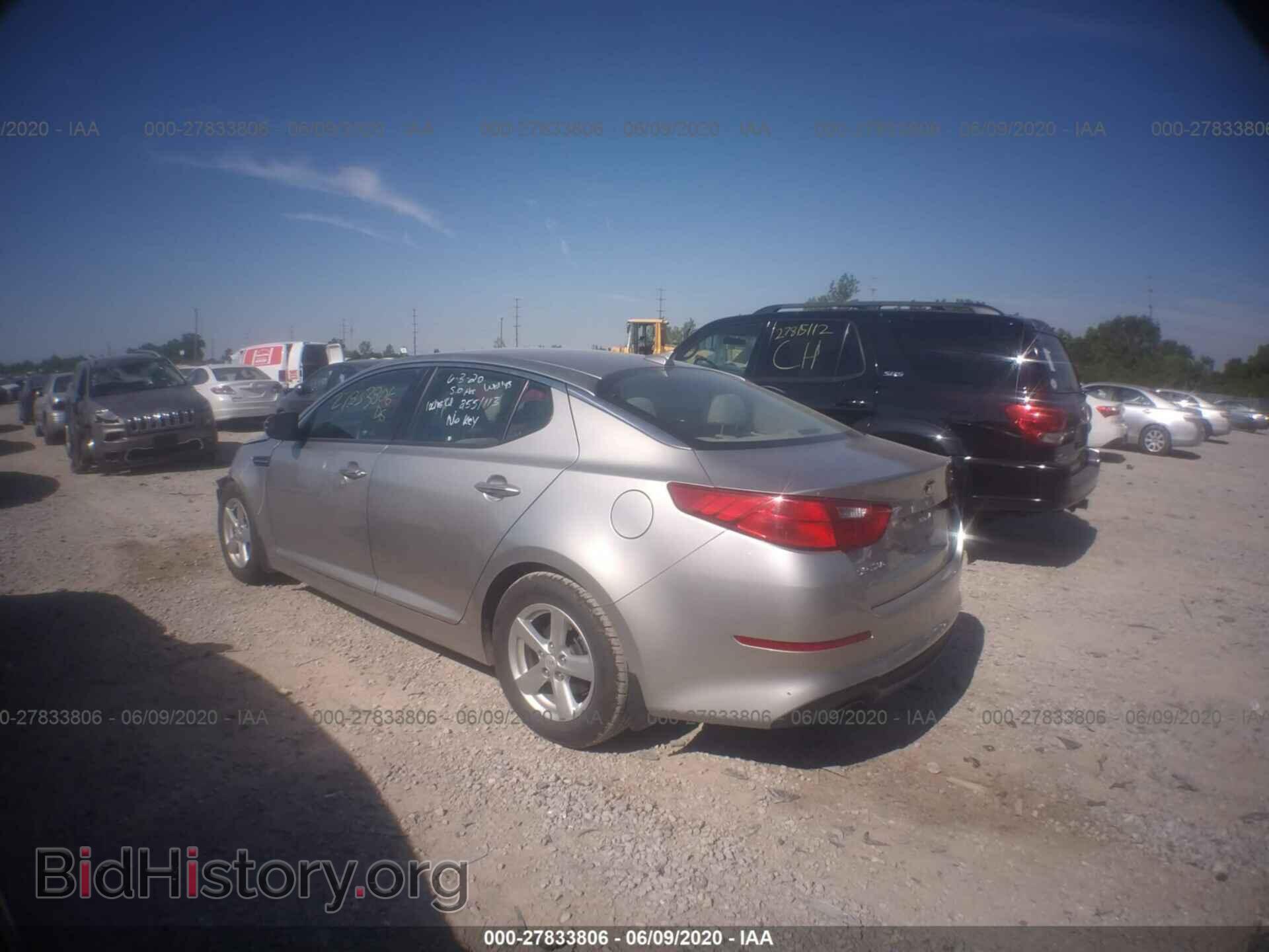 2014 KIA OPTIMA - VIN: KNAGM4A75E5458680 - Фото 3