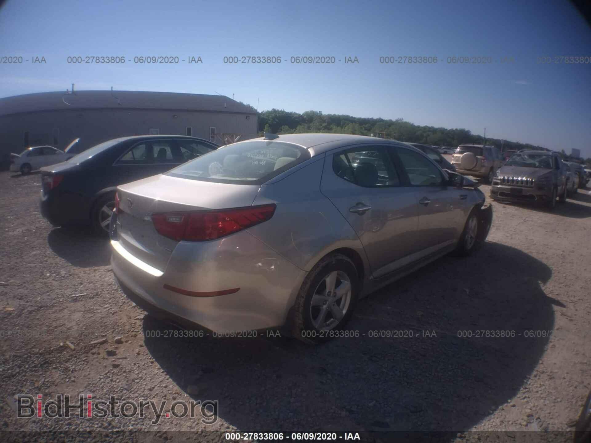 2014 KIA OPTIMA - VIN: KNAGM4A75E5458680 - Фото 4