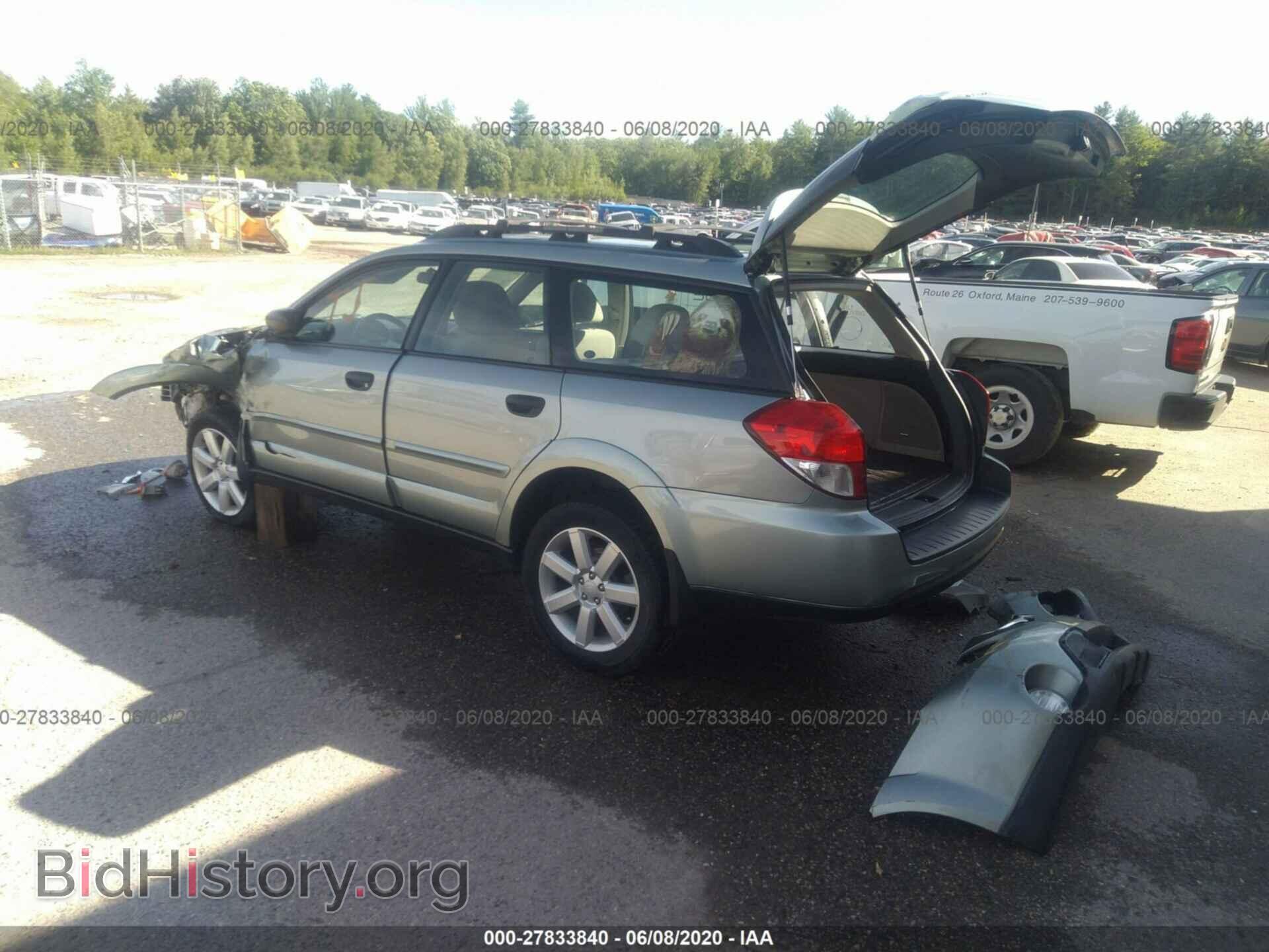 2009 SUBARU OUTBACK - VIN: 4S4BP61CX97346427 - Фото 3