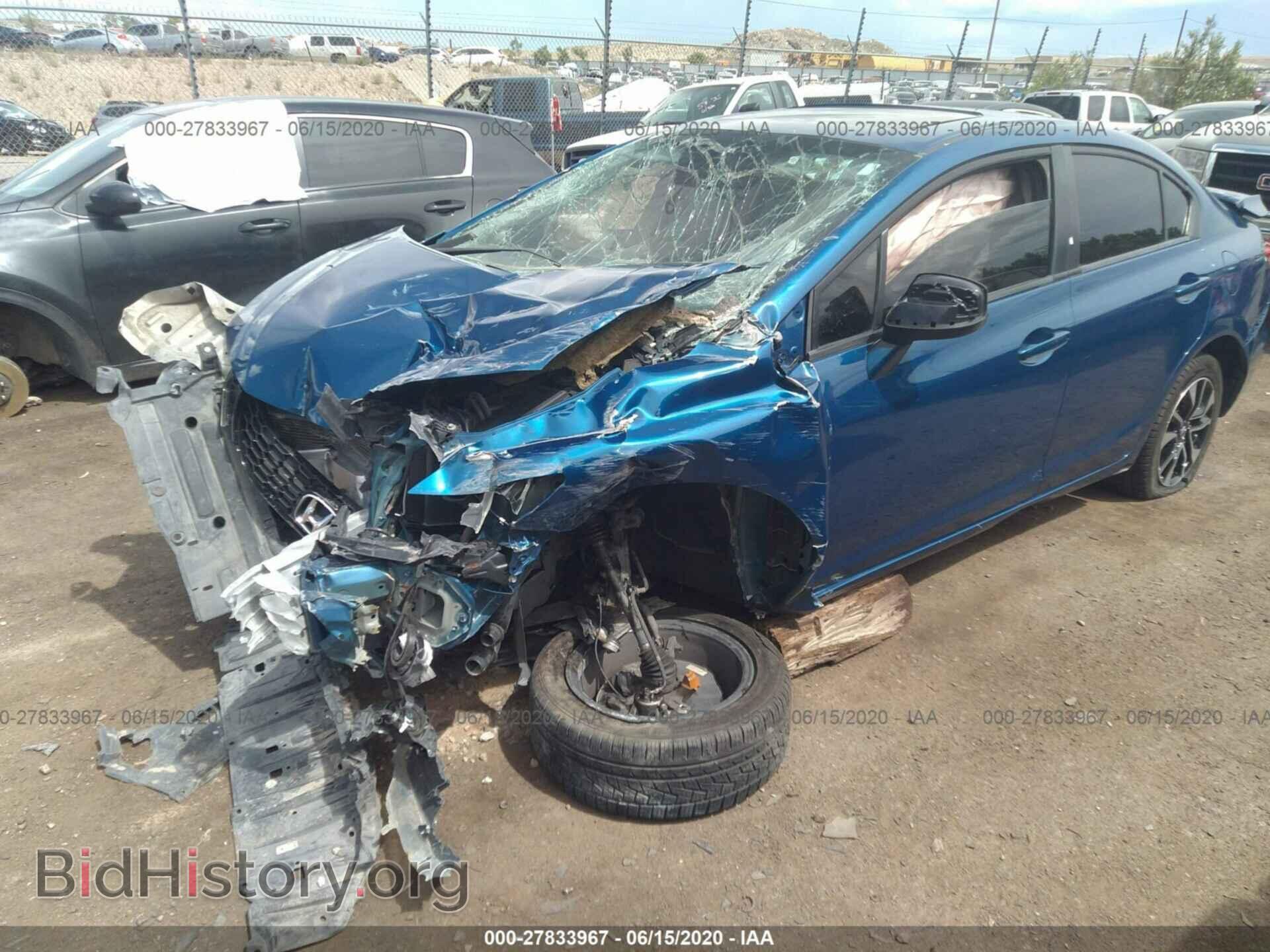 2013 HONDA CIVIC - VIN: 19XFB2F80DE015642 - Фото 2