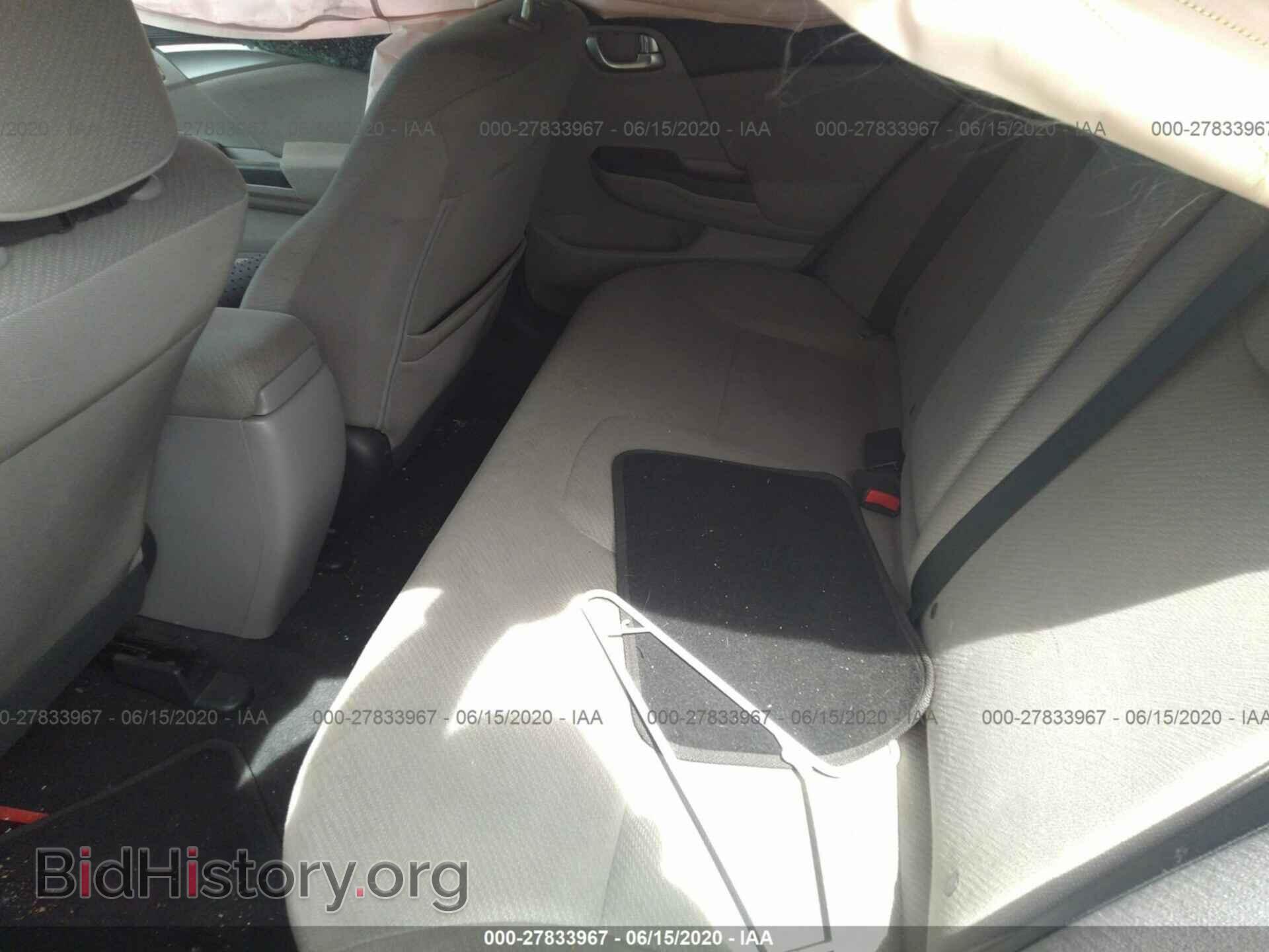 2013 HONDA CIVIC - VIN: 19XFB2F80DE015642 - Фото 8