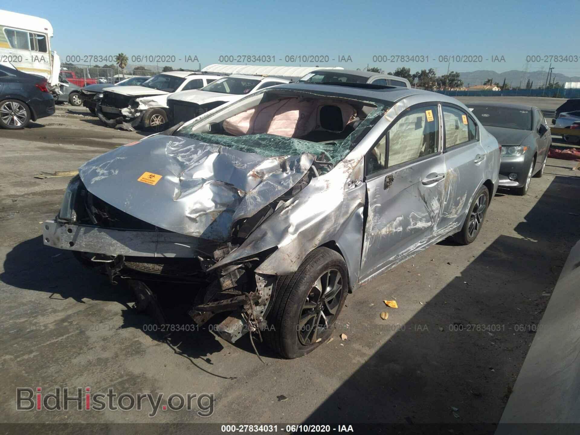 2013 HONDA CIVIC - VIN: 2HGFB2F86DH520350 - Фото 2
