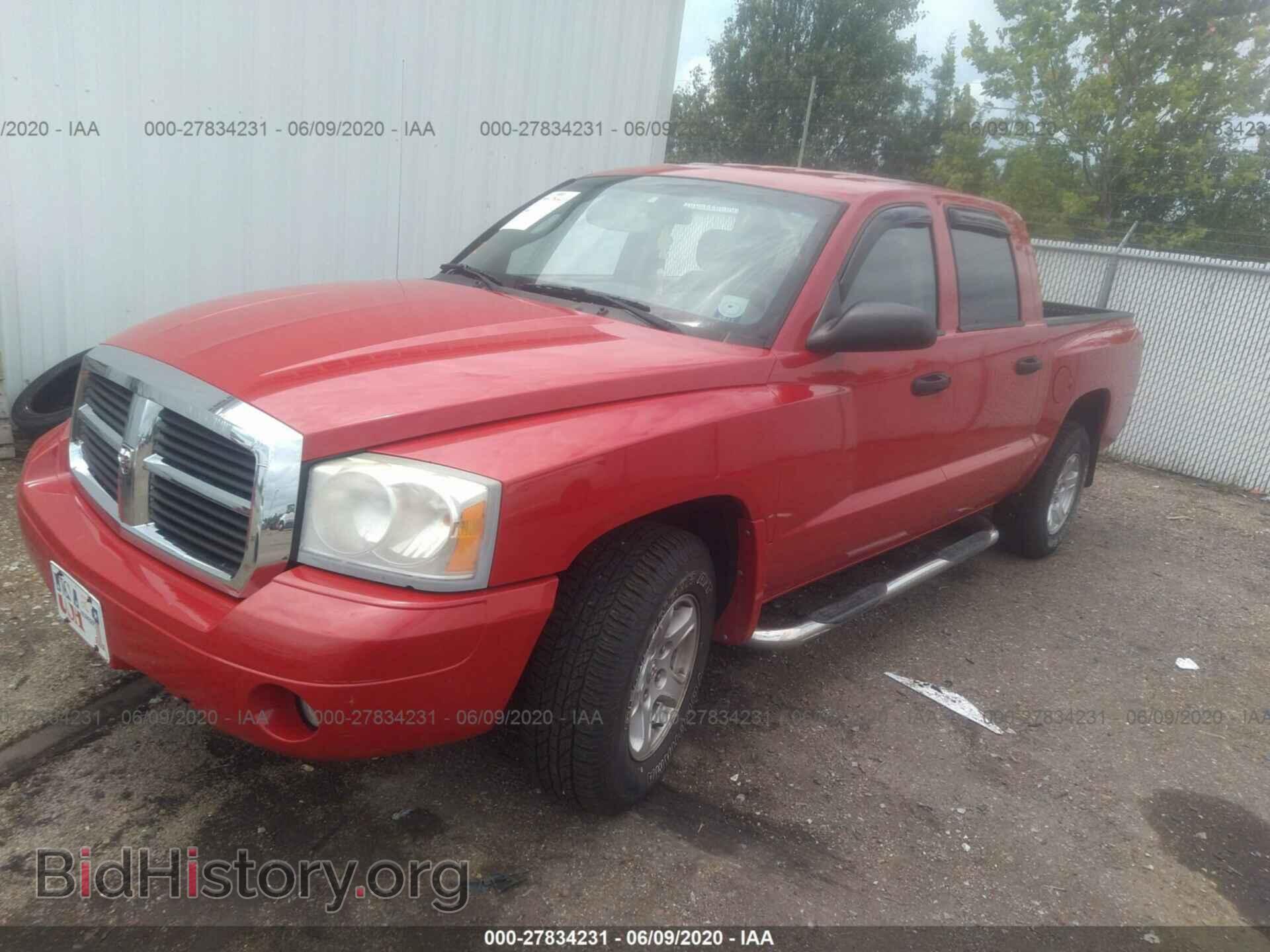 2007 DODGE DAKOTA - VIN: 1D7HW48N47S242805 - Фото 2