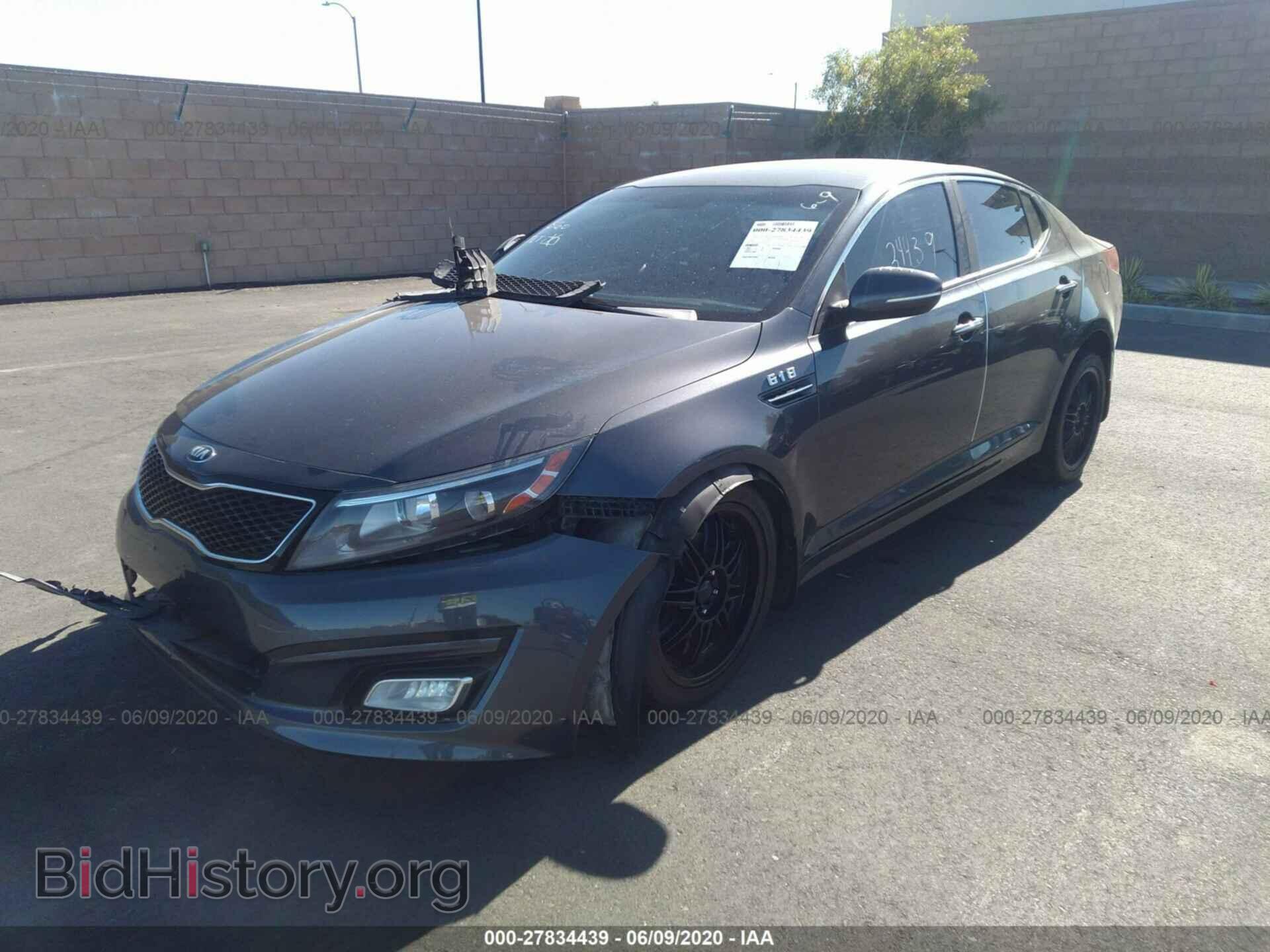 2015 KIA OPTIMA - VIN: KNAGM4A79F5634311 - Фото 2