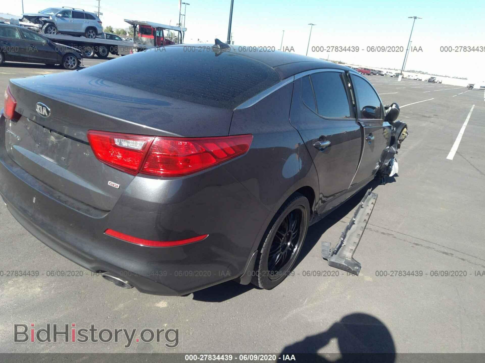 2015 KIA OPTIMA - VIN: KNAGM4A79F5634311 - Фото 4