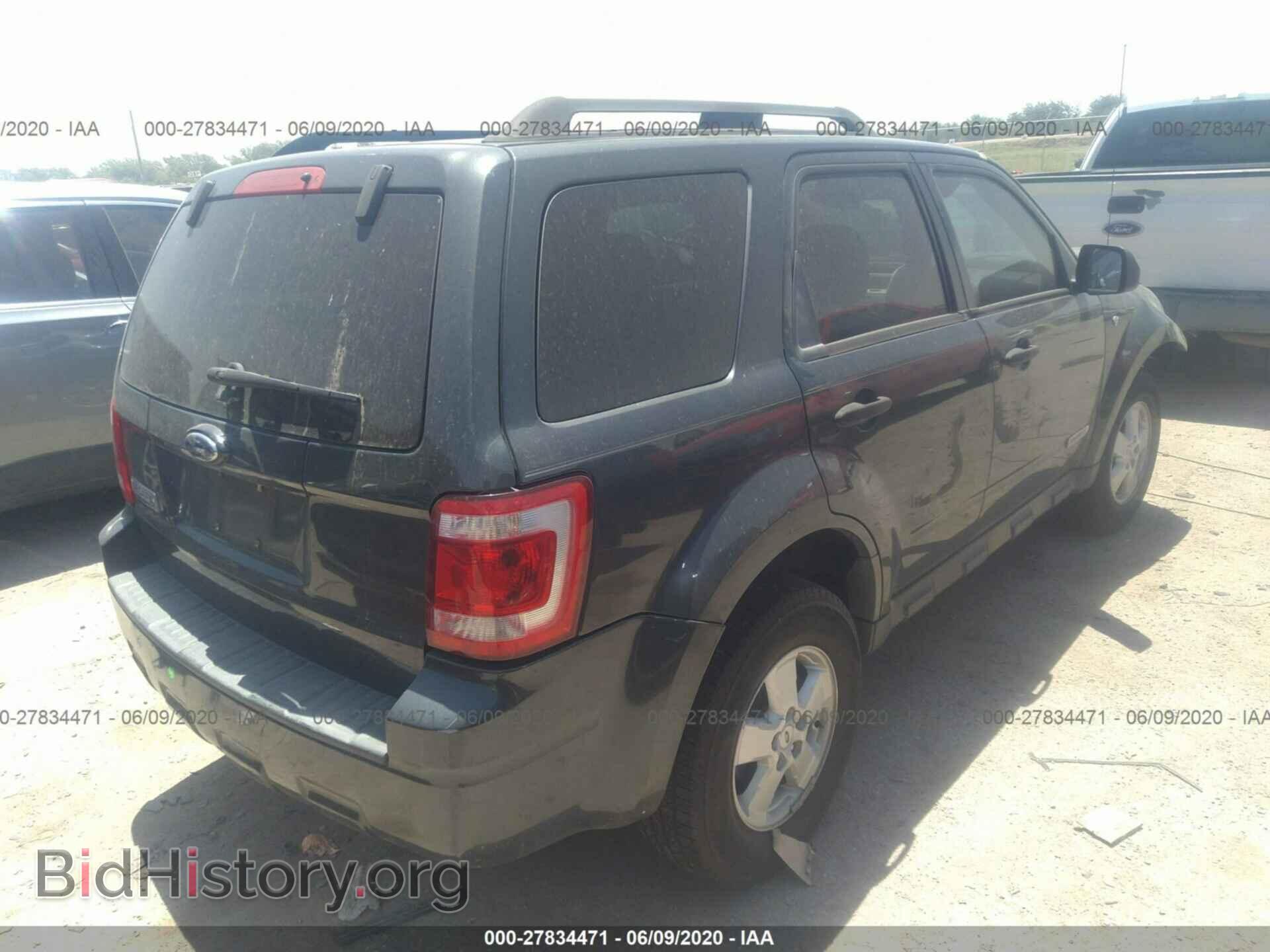 2008 FORD ESCAPE - VIN: 1FMCU03138KD14596 - Фото 4