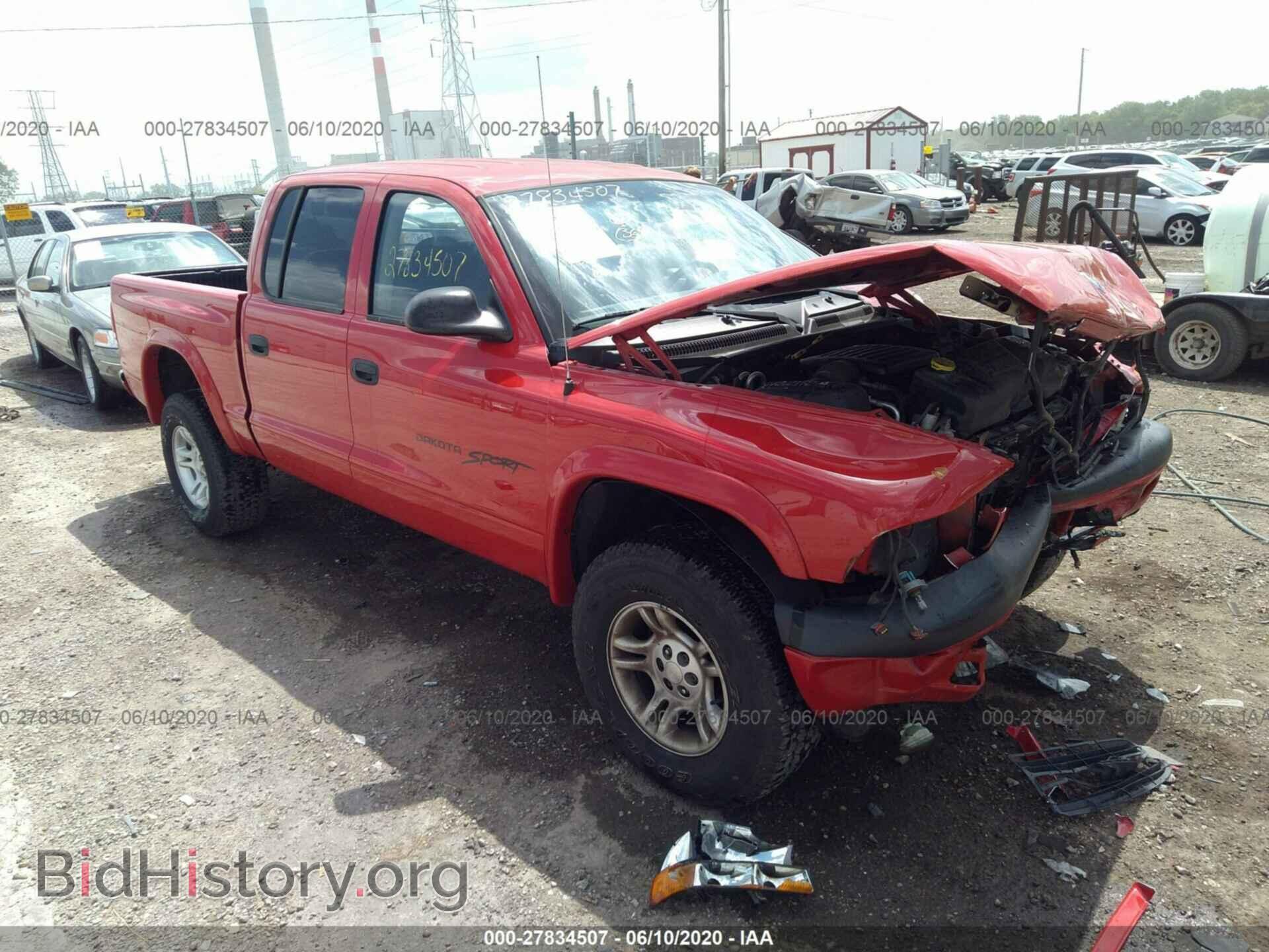 Photo 1B7HG2AN71S340224 - DODGE DAKOTA 2001