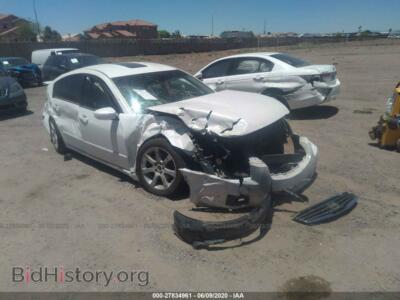 2007 Nissan MAXIMA SE/SL, белый — VIN 1N4BA41E07C807804, IAAI