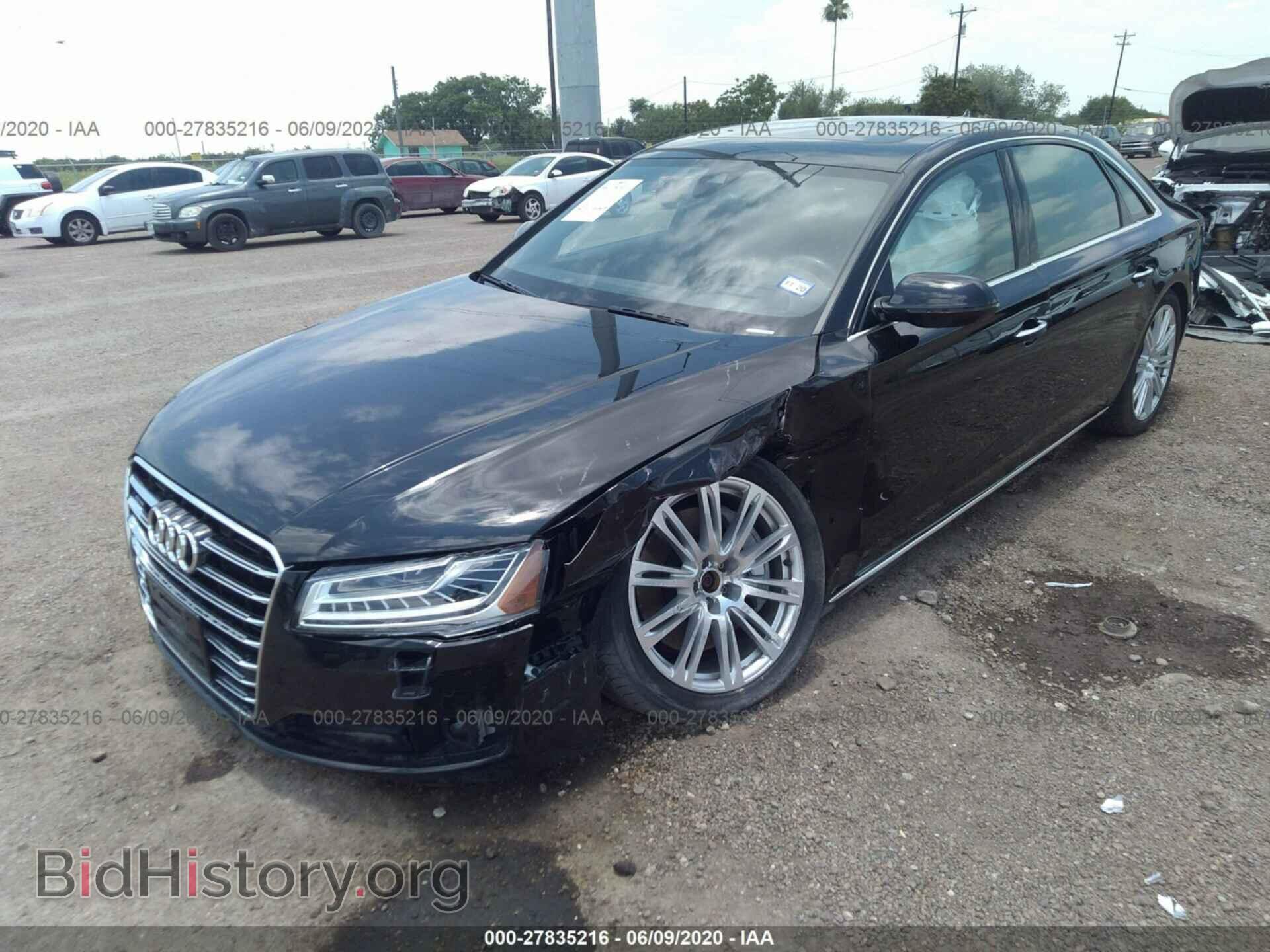 2016 AUDI A8 - VIN: WAU34AFD2GN010010 - Фото 2