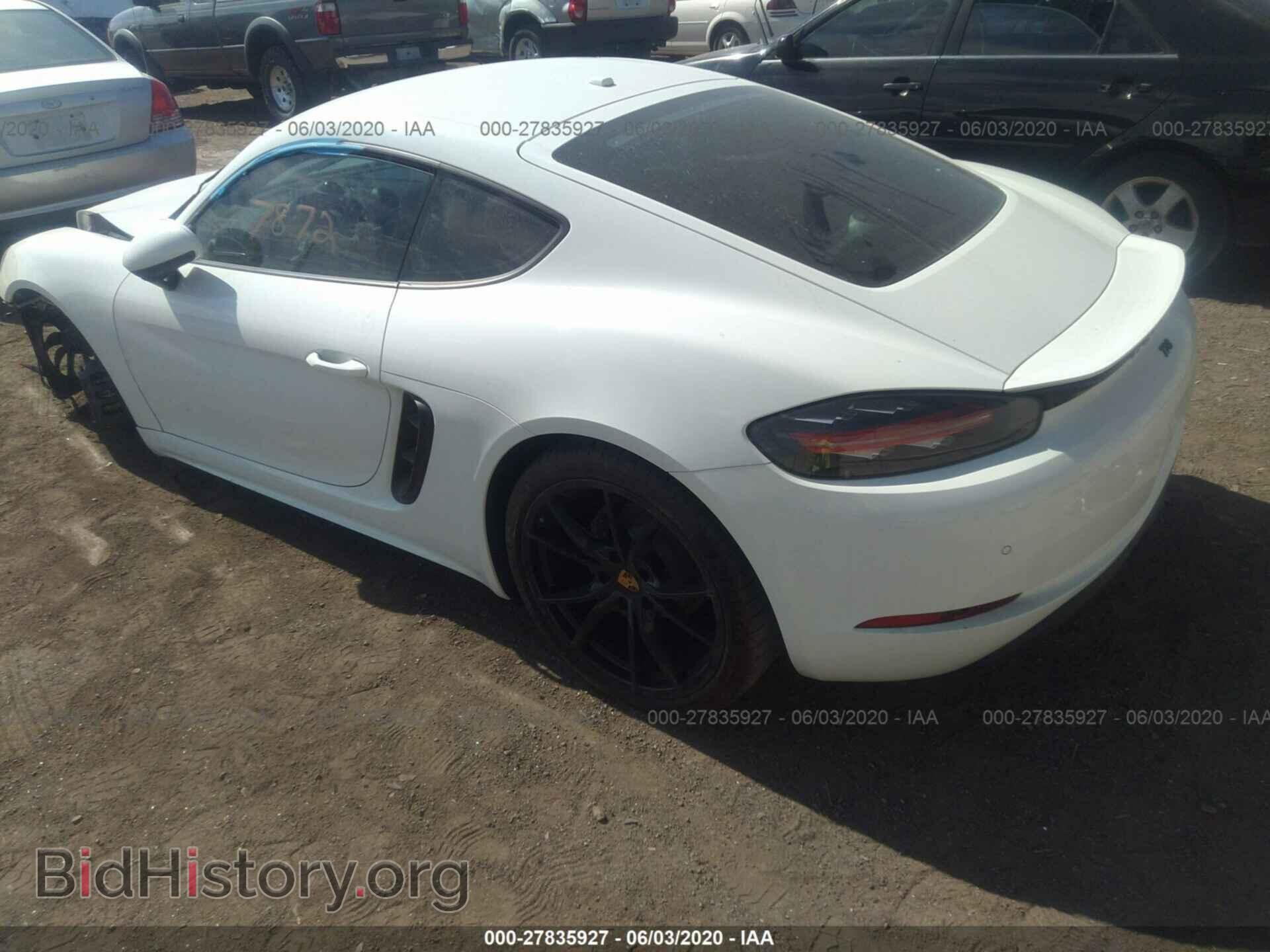 2018 PORSCHE CAYMAN - VIN: WP0AA2A85JK262443 - Фото 3