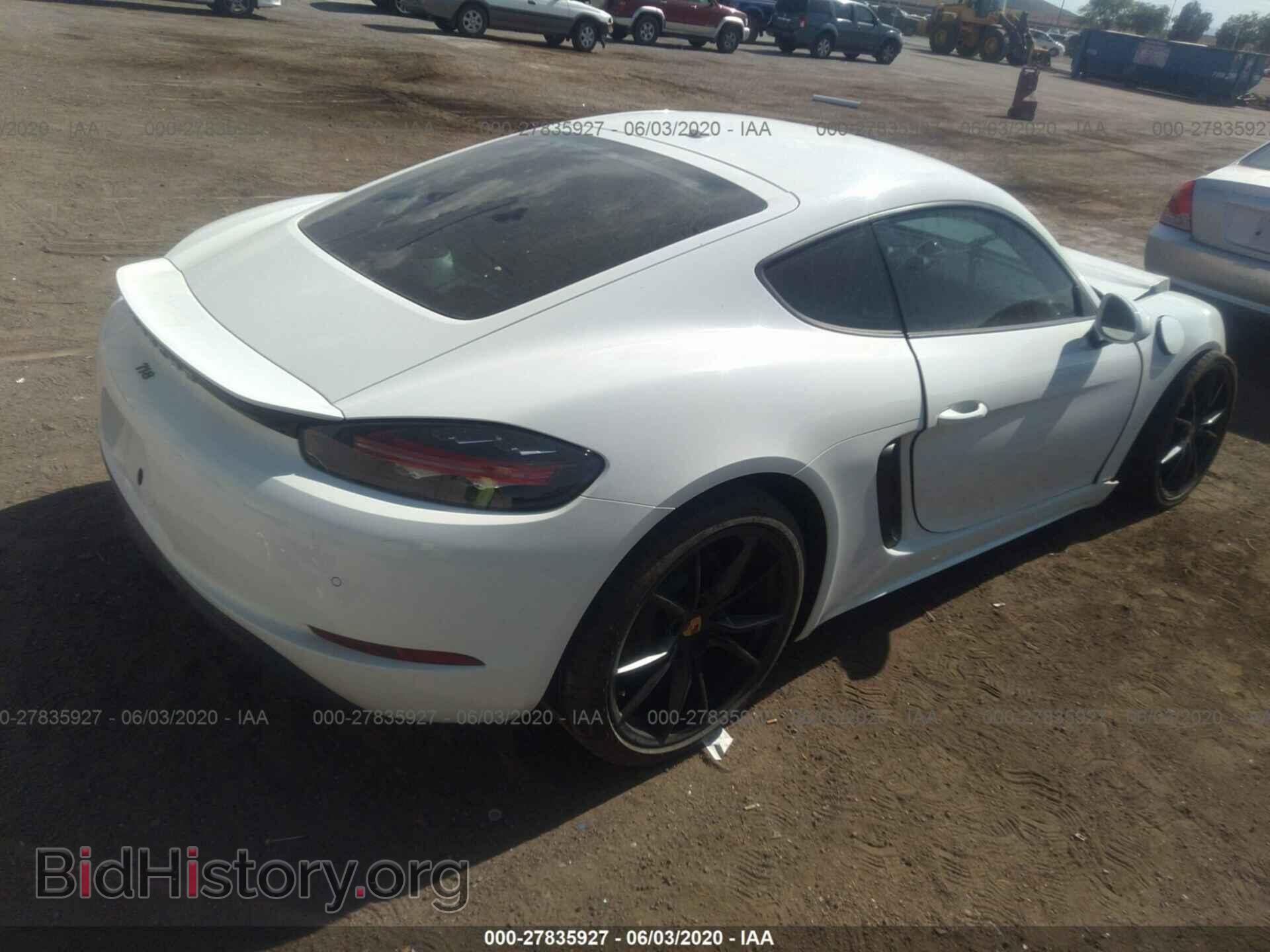 2018 PORSCHE CAYMAN - VIN: WP0AA2A85JK262443 - Фото 4