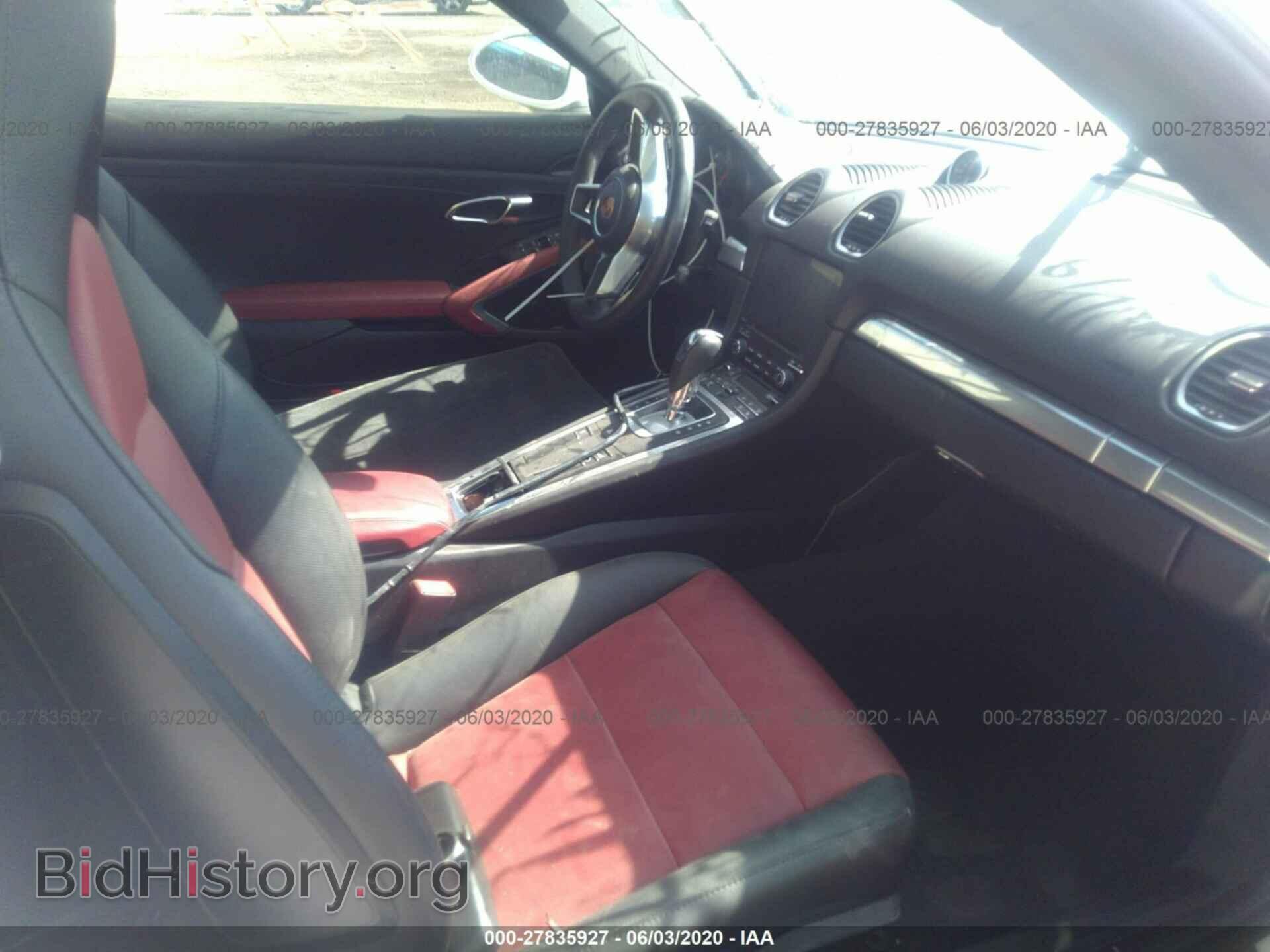 2018 PORSCHE CAYMAN - VIN: WP0AA2A85JK262443 - Фото 5
