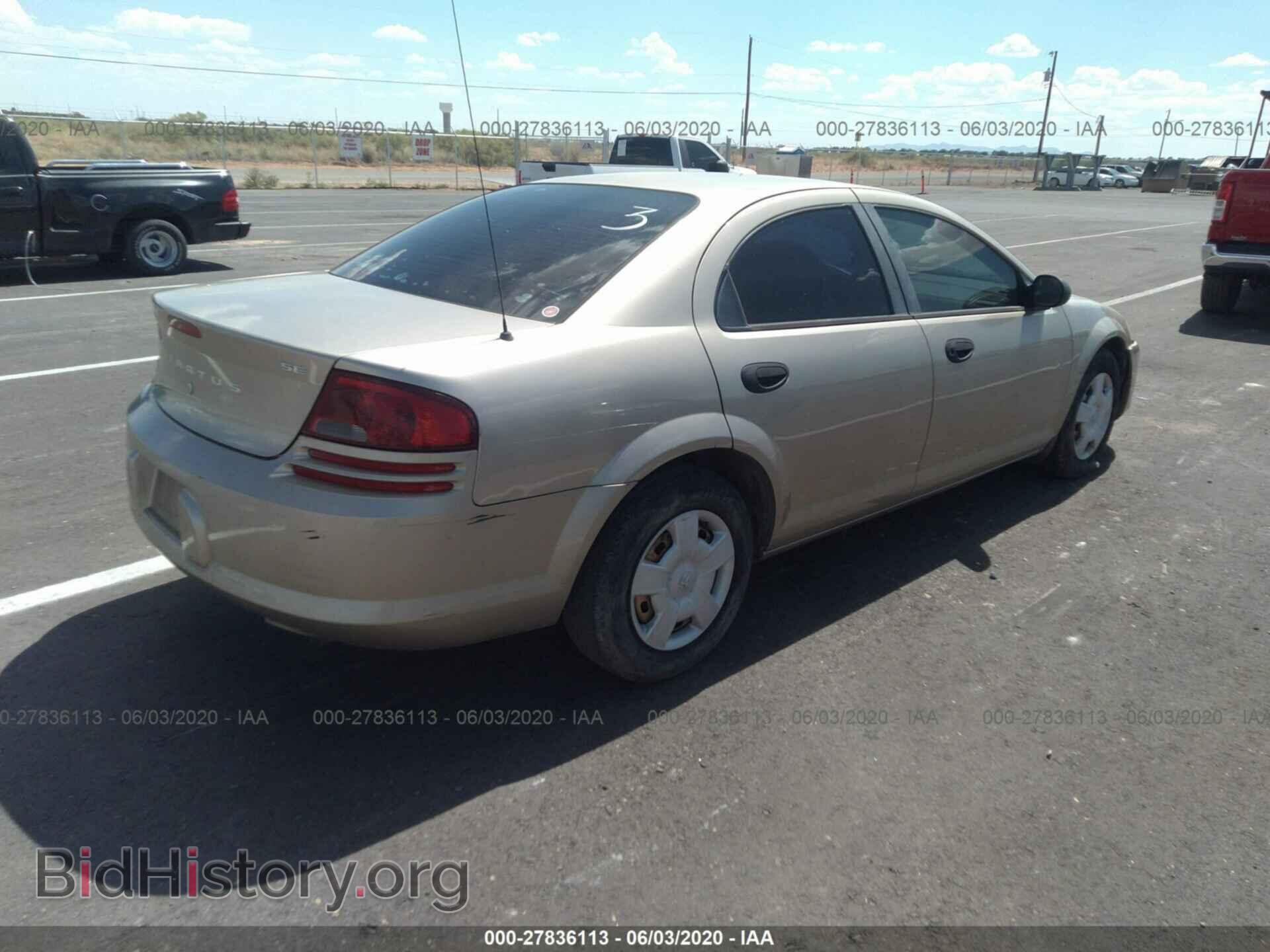2004 DODGE STRATUS - VIN: 1B3EL36X74N166478 - Фото 4