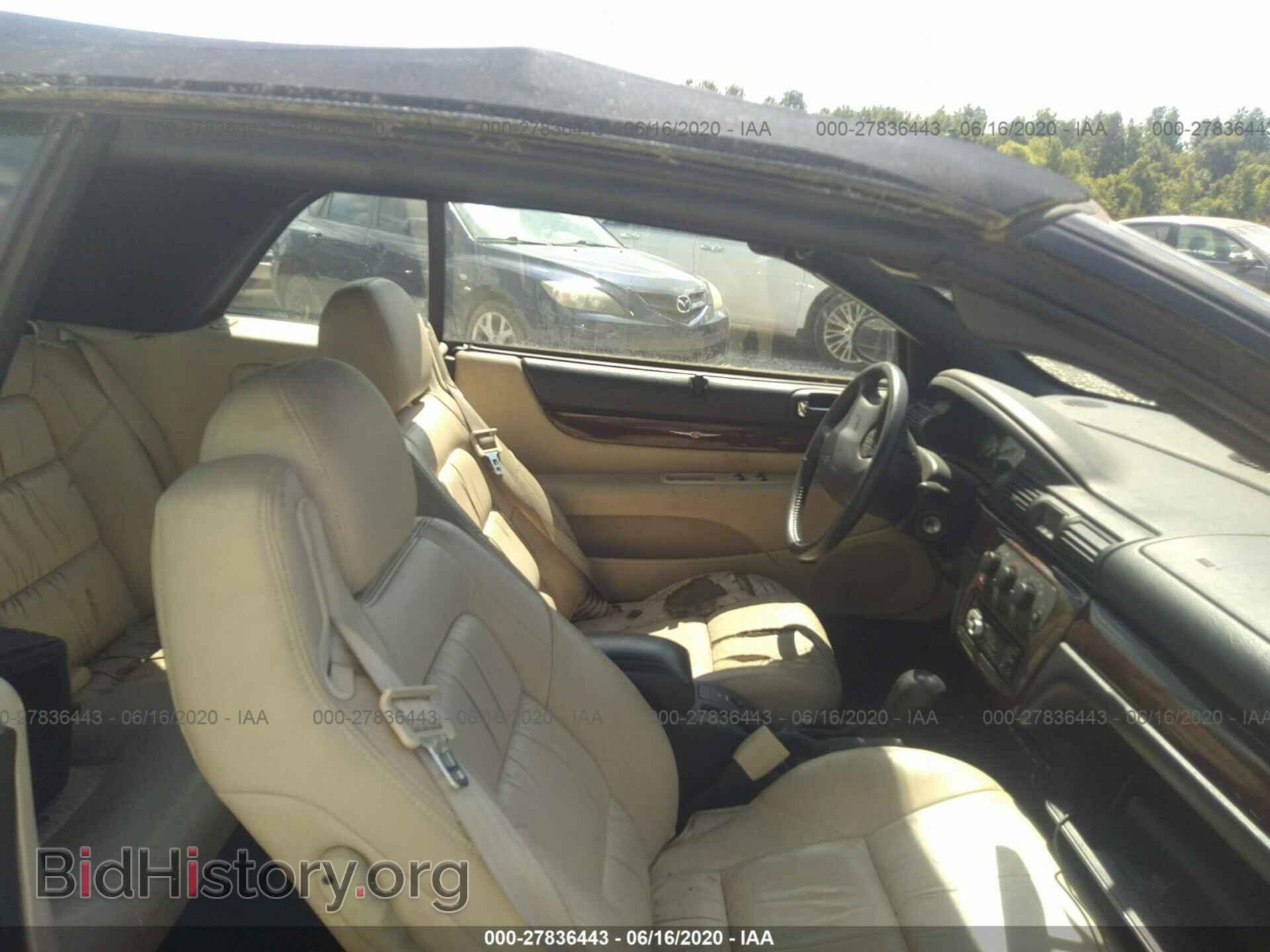 2001 CHRYSLER SEBRING - VIN: 1C3EL65U51N726067 - Фото 5