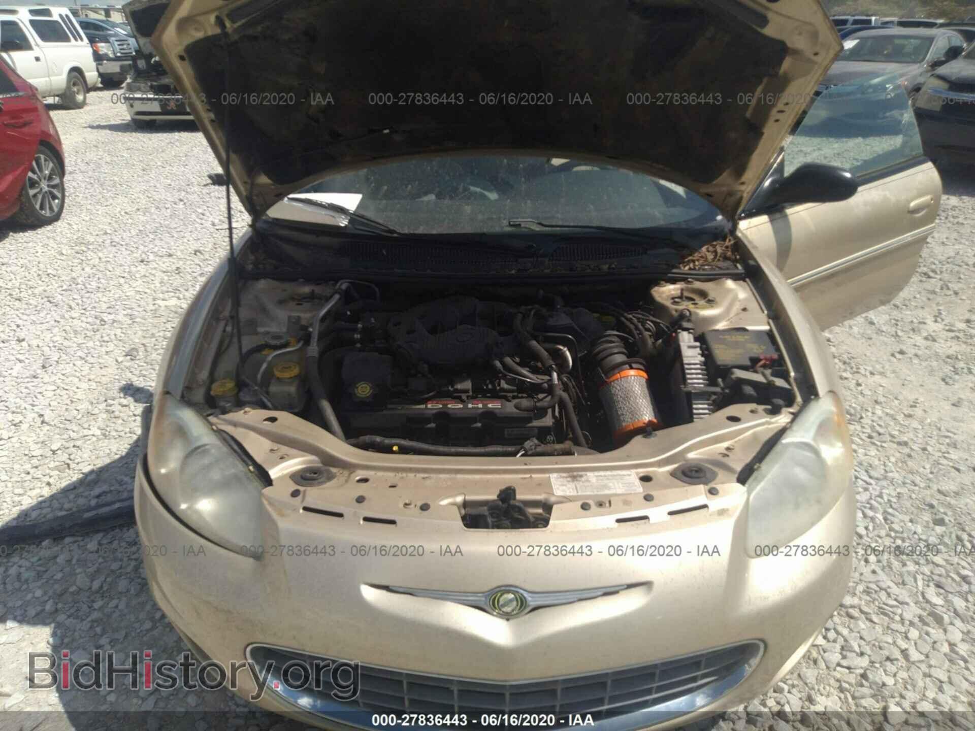 2001 CHRYSLER SEBRING - VIN: 1C3EL65U51N726067 - Фото 10