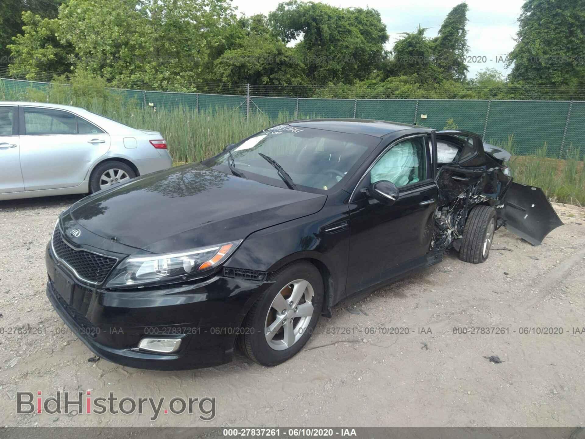 2015 KIA OPTIMA - VIN: KNAGM4A79F5664229 - Фото 2