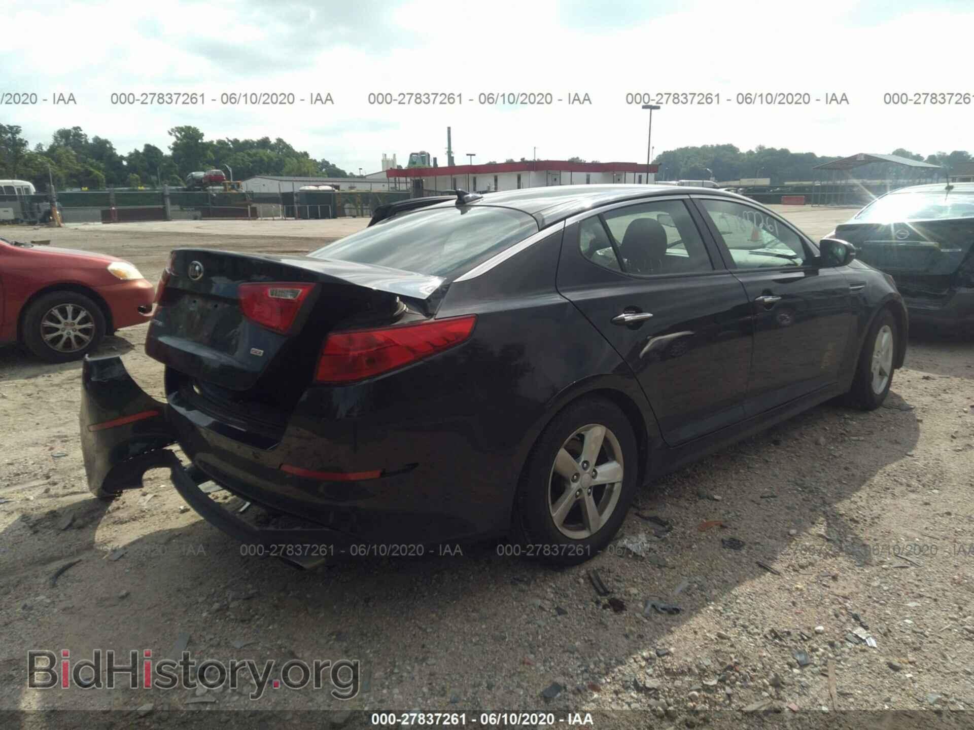 2015 KIA OPTIMA - VIN: KNAGM4A79F5664229 - Фото 4