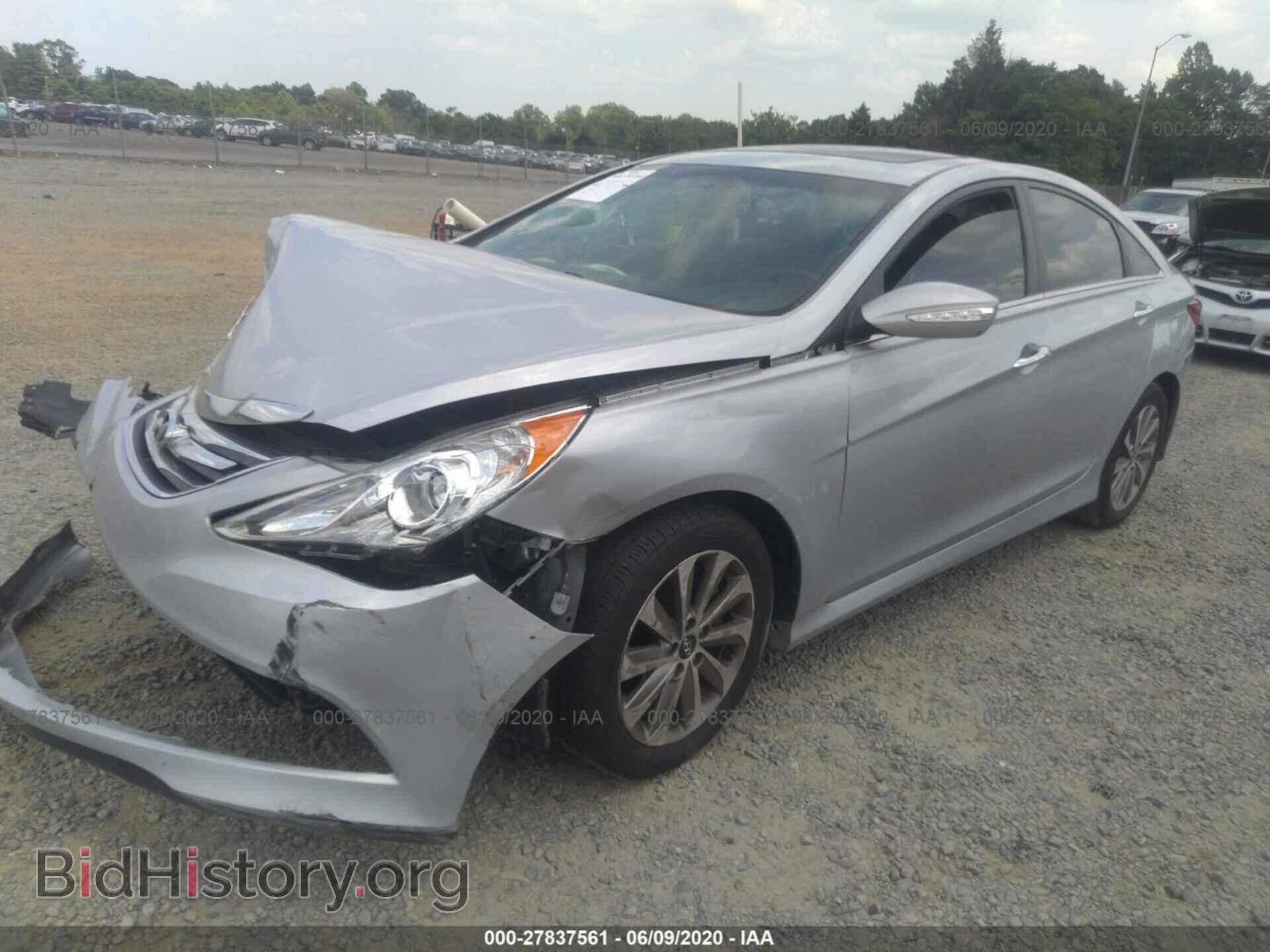 2014 HYUNDAI SONATA - VIN: 5NPEC4AC2EH847559 - Фото 2