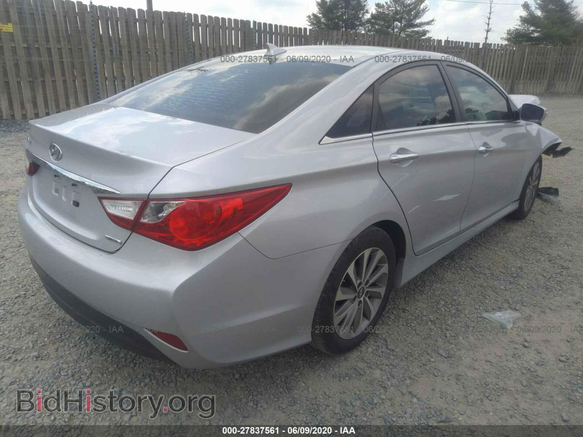 2014 HYUNDAI SONATA - VIN: 5NPEC4AC2EH847559 - Фото 4
