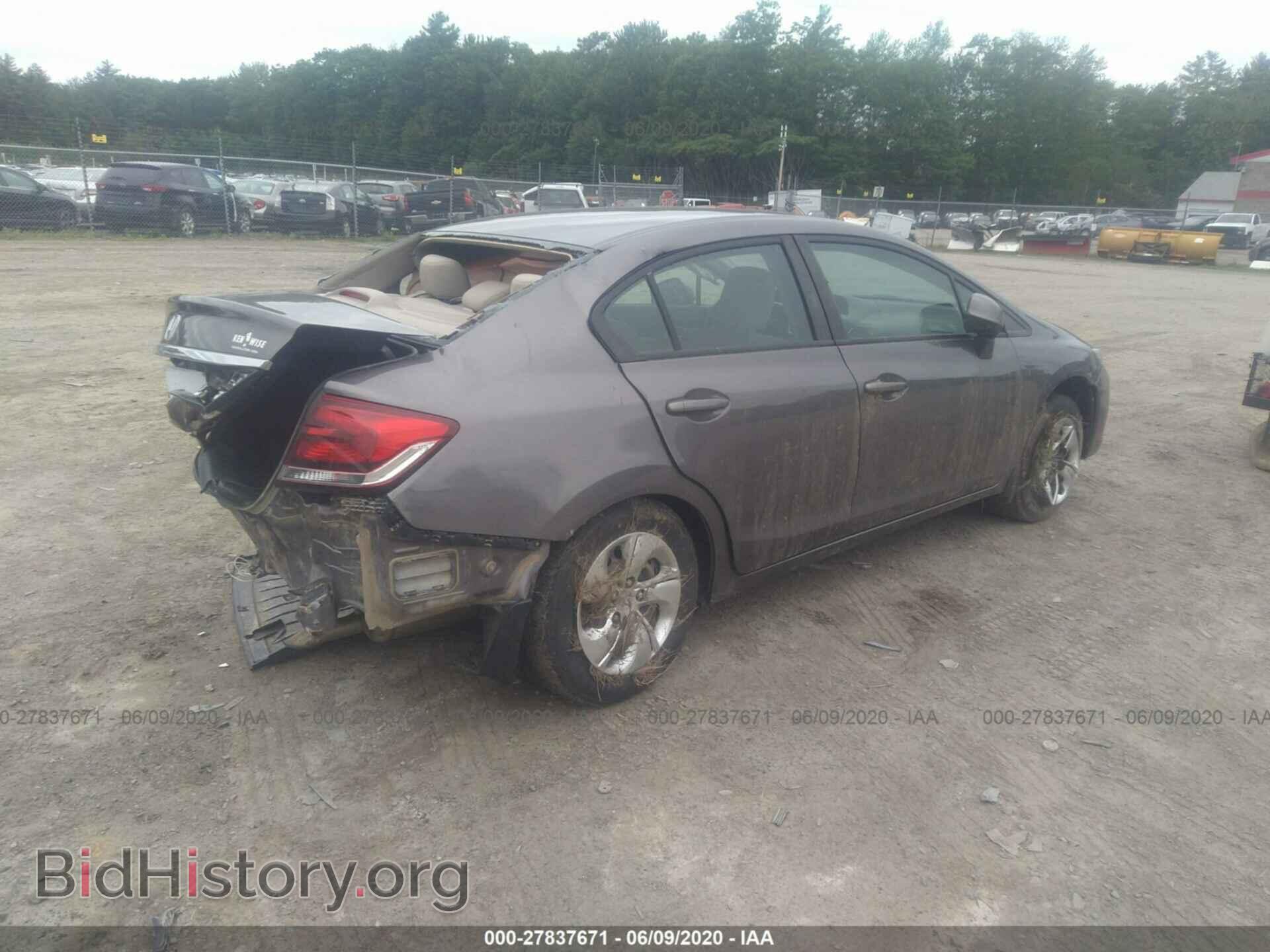2013 HONDA CIVIC - VIN: 19XFB2F55DE030255 - Фото 4