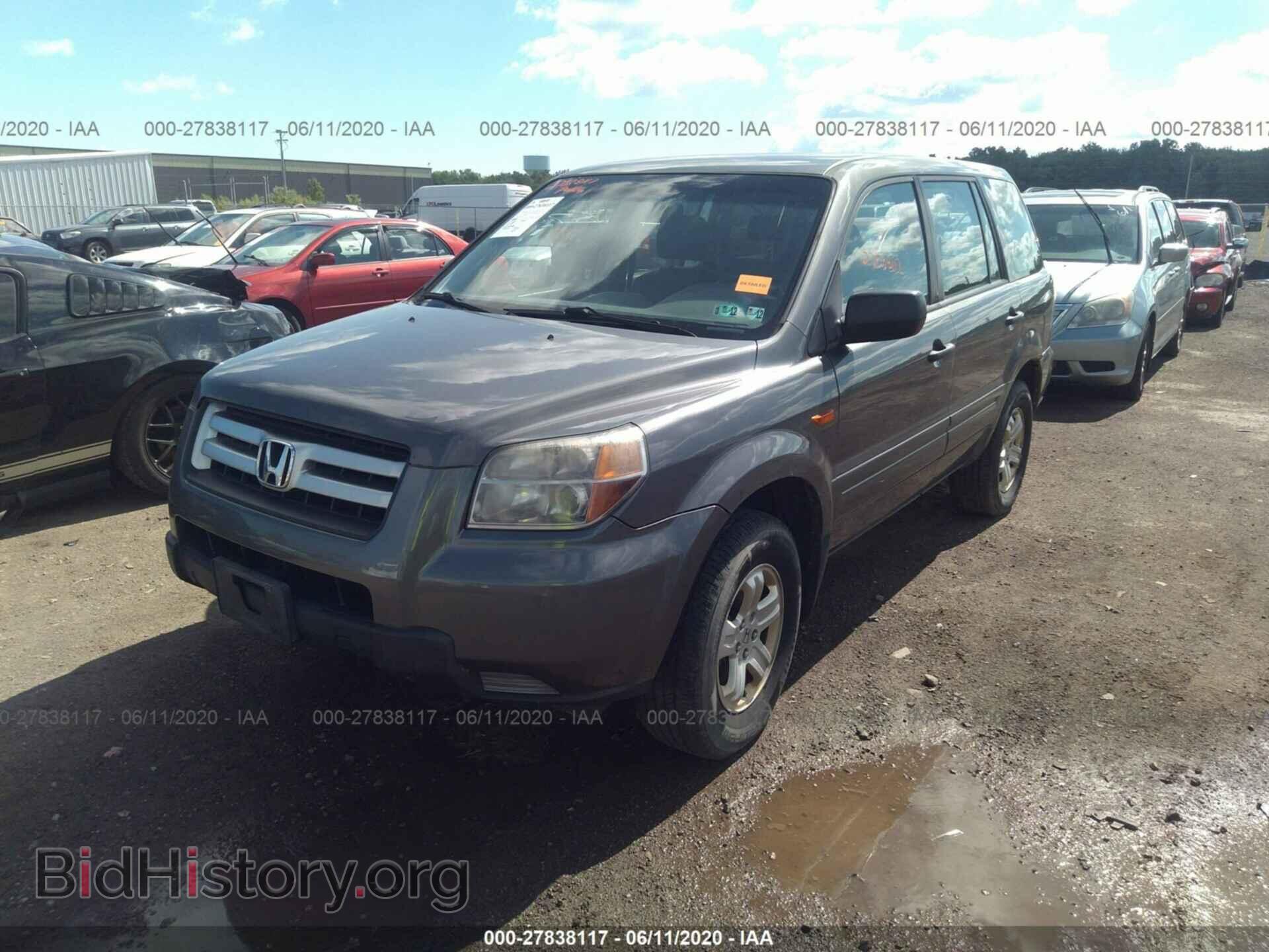 2007 HONDA PILOT - VIN: 2HKYF18147H516539 - Фото 2