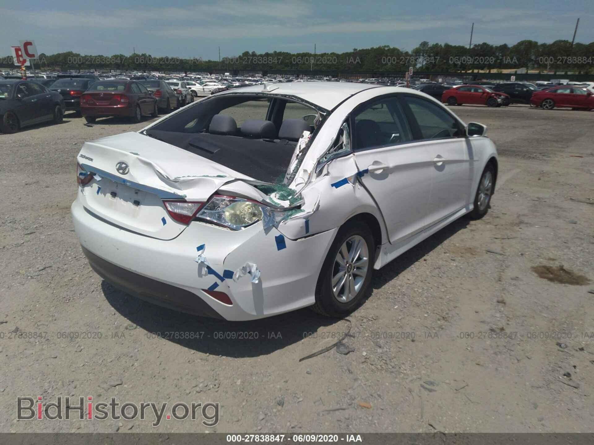 2014 HYUNDAI SONATA - VIN: 5NPEB4AC7EH898302 - Фото 4