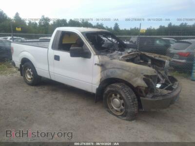 2010 Ford F150, белый — VIN 1FTMF1CW2AFC54135, IAAI