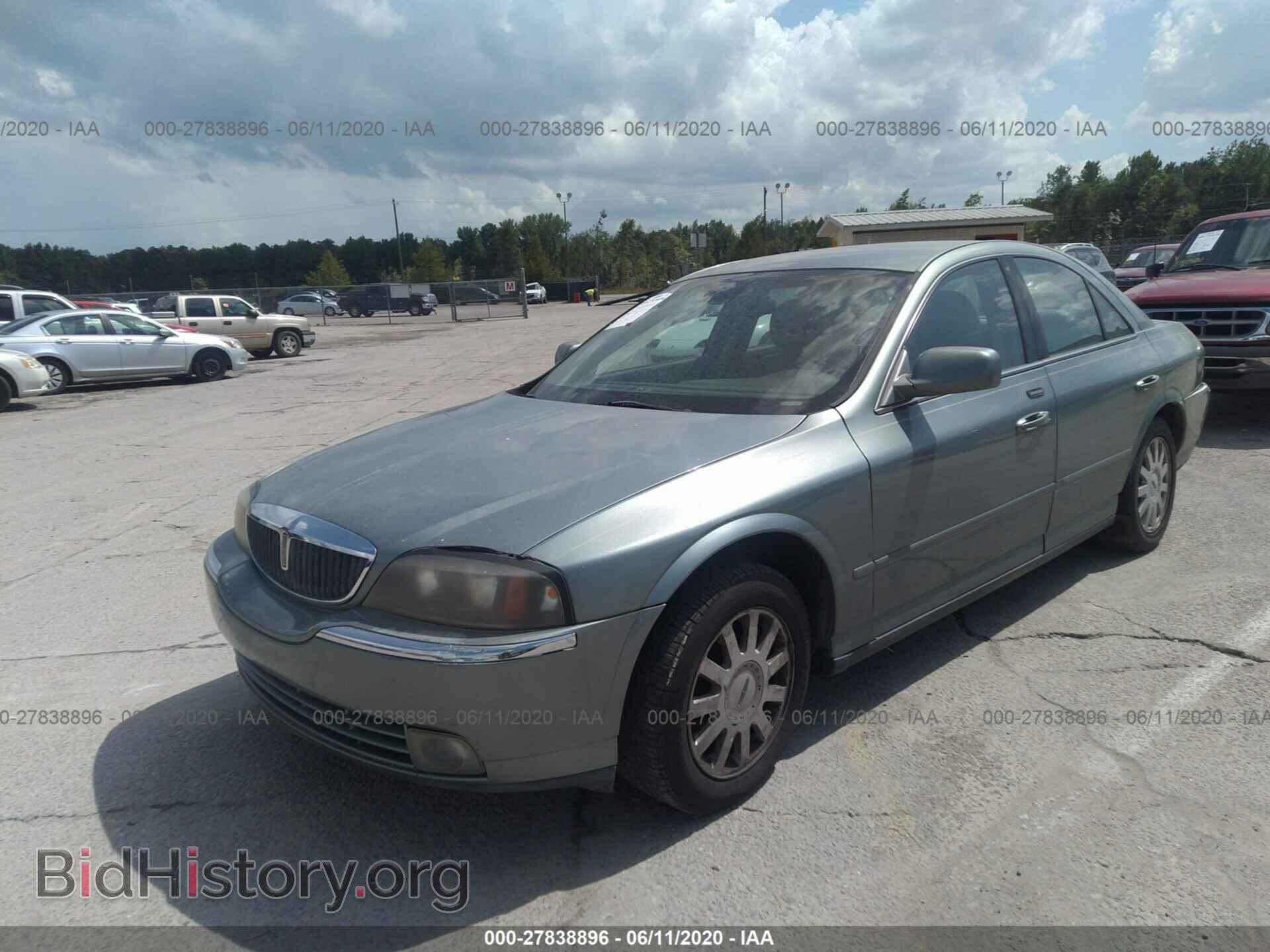 2004 LINCOLN LS - VIN: 1LNHM86SX4Y620744 - Фото 2