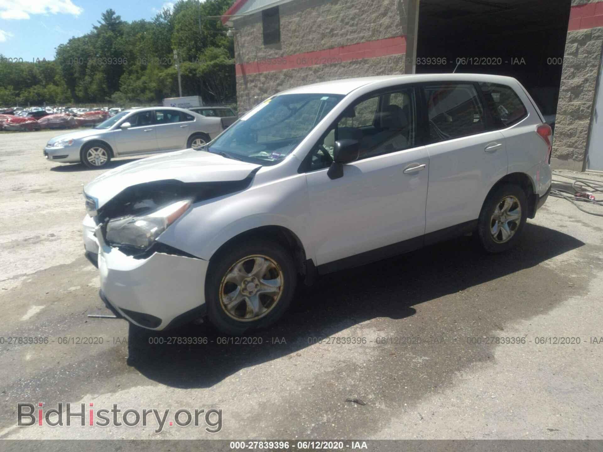 2014 SUBARU FORESTER - VIN: JF2SJAAC2EH411396 - Фото 2