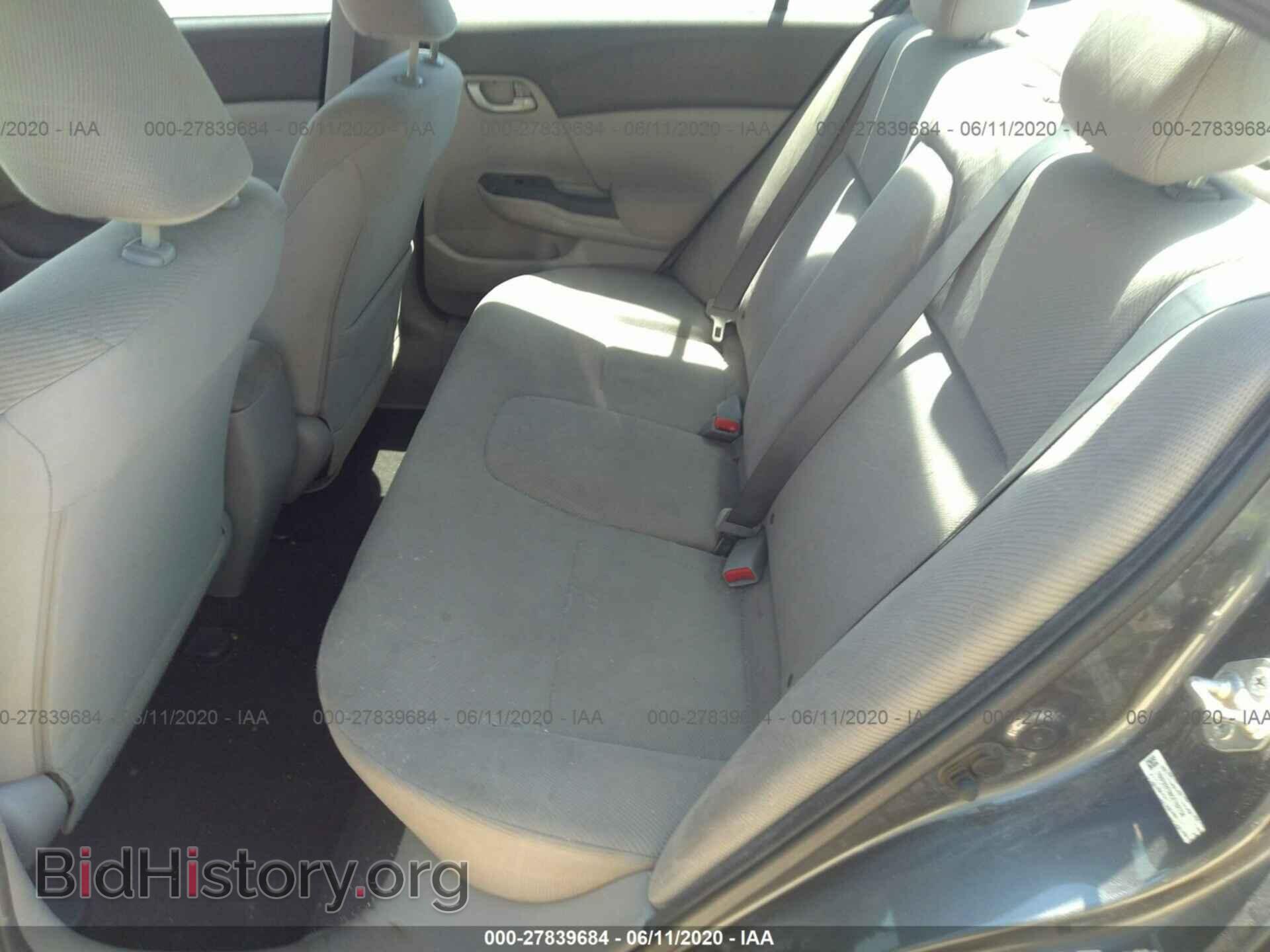 2012 HONDA CIVIC - VIN: 19XFB2F50CE102736 - Фото 8