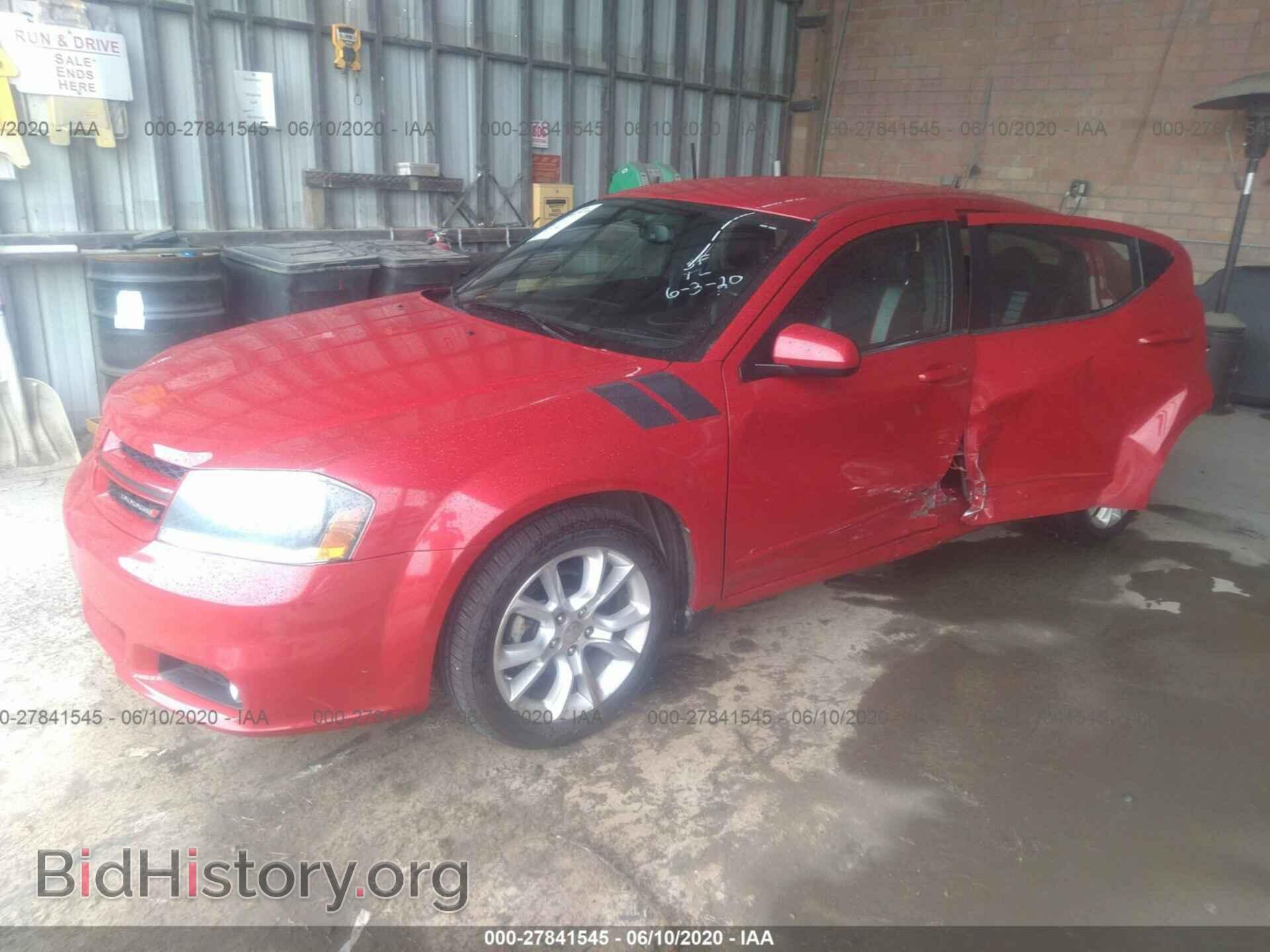 2013 DODGE AVENGER - VIN: 1C3CDZBG6DN562613 - Фото 2
