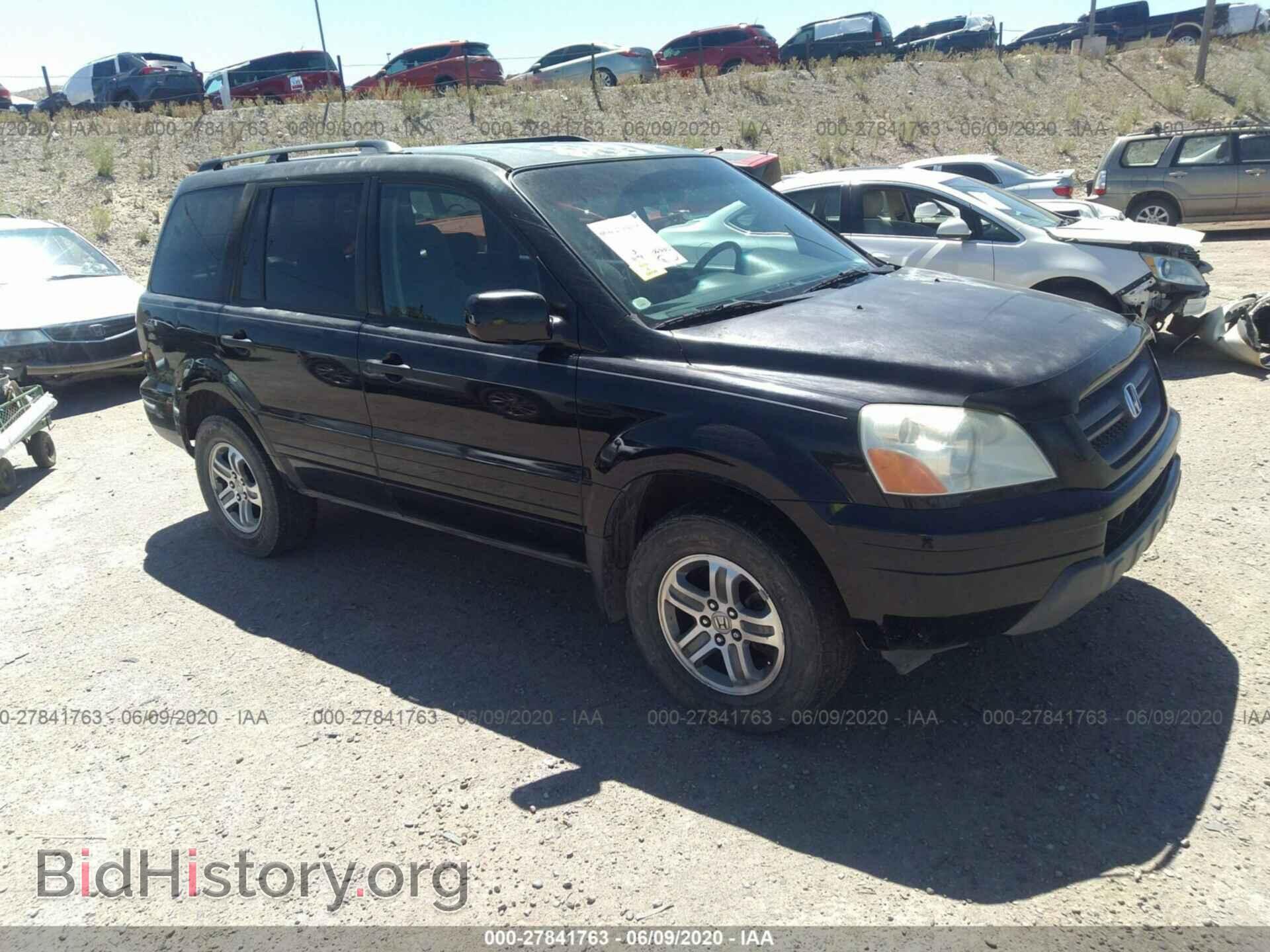 Photo 5FNYF18435B061365 - HONDA PILOT 2005