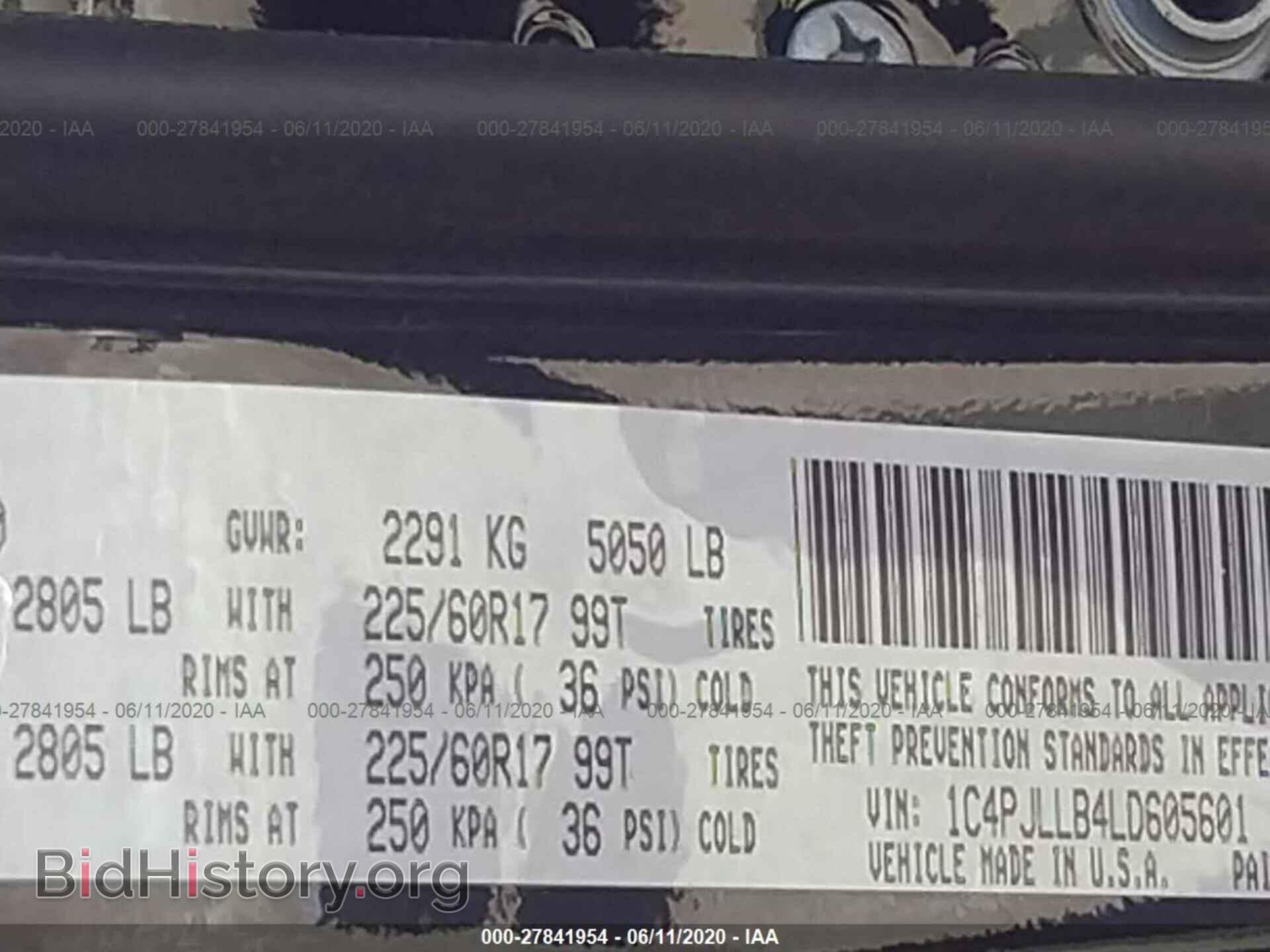 2020 JEEP CHEROKEE - VIN: 1C4PJLLB4LD605601 - Фото 9