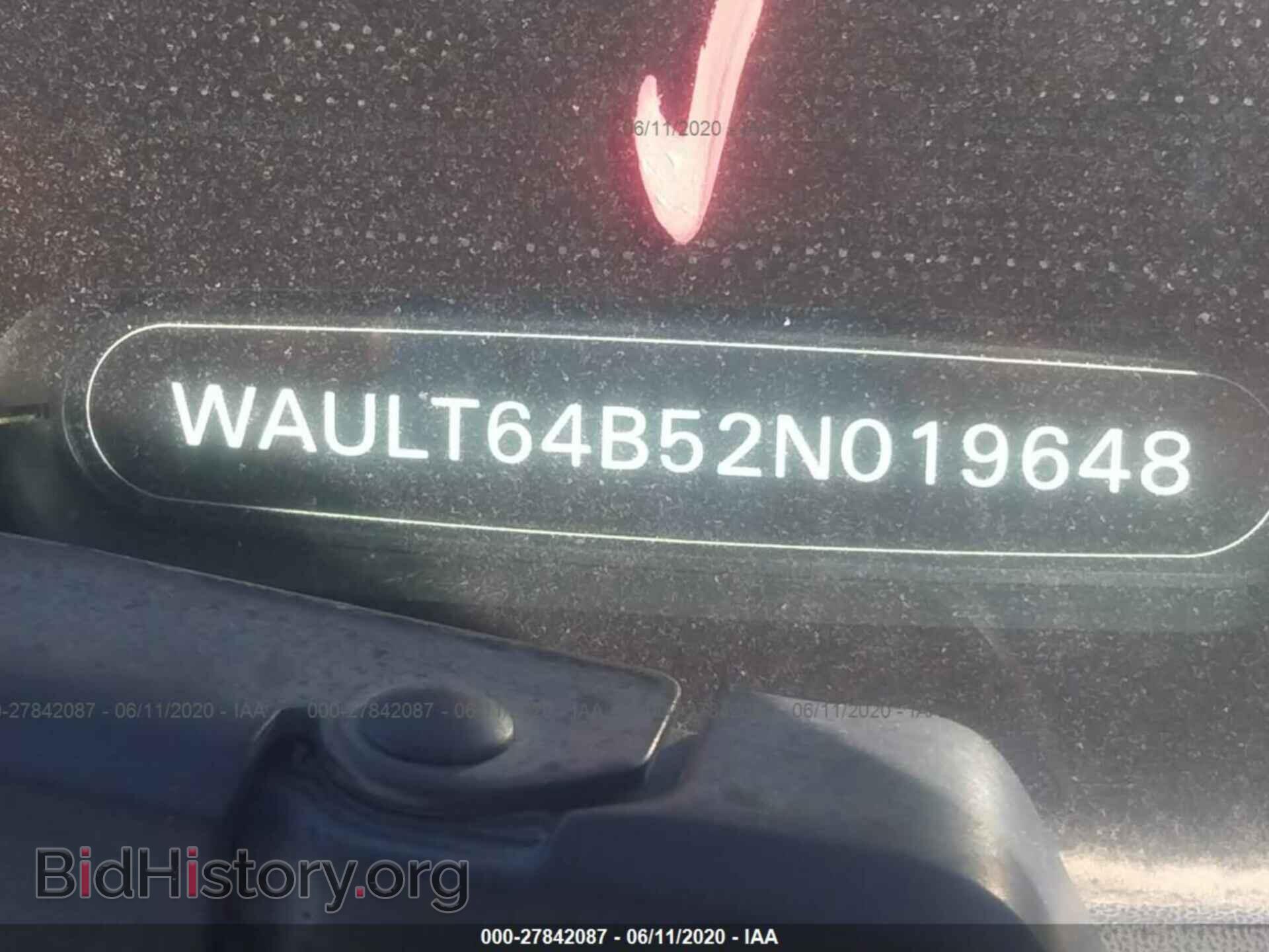 2002 AUDI A6 - VIN: WAULT64B52N019648 - Фото 9